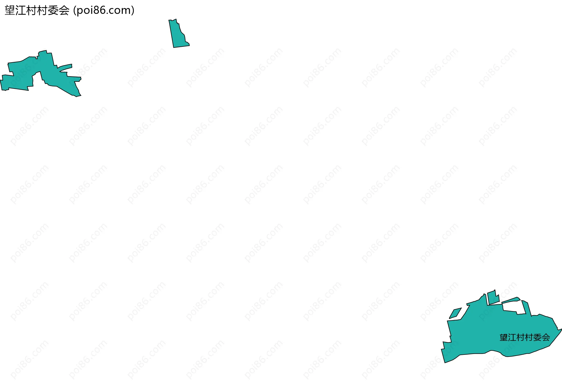 望江村村委会边界地图