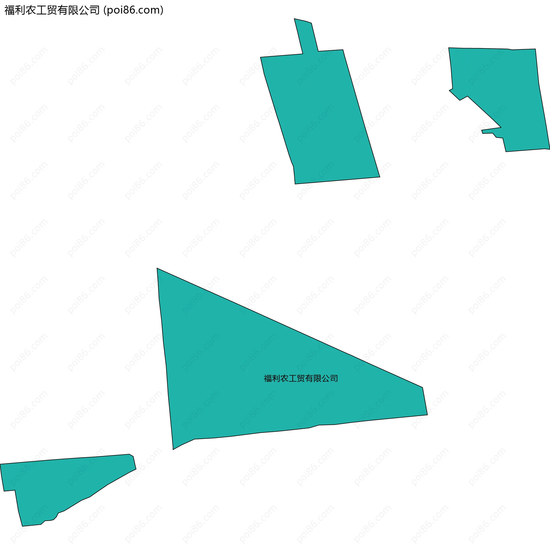 福利农工贸有限公司边界地图
