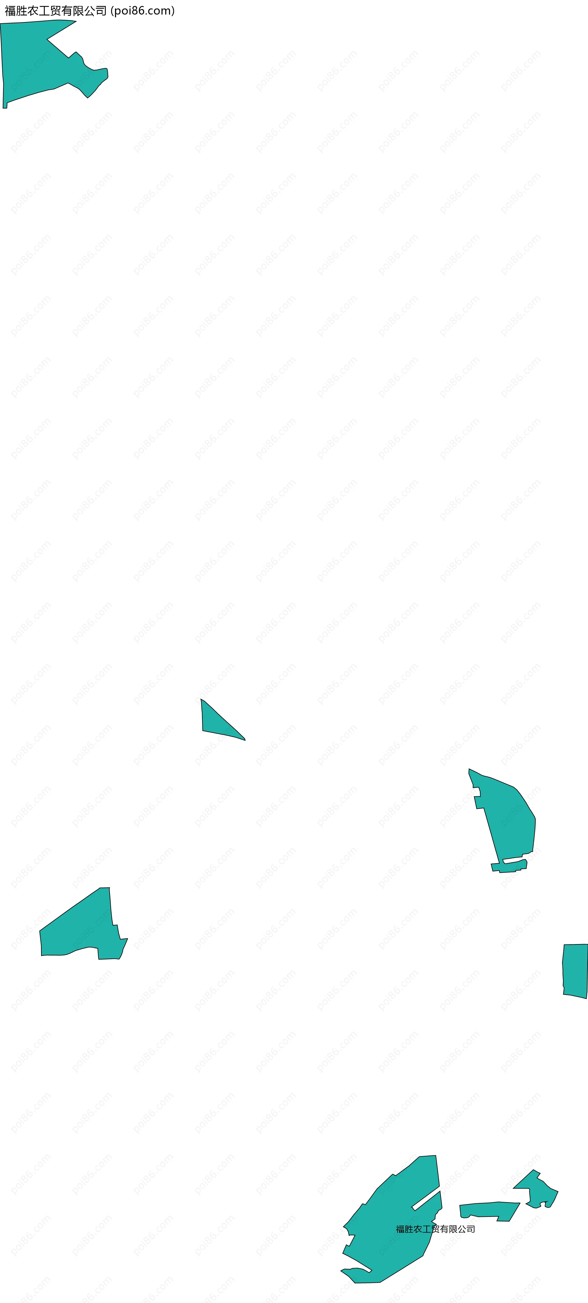 福胜农工贸有限公司边界地图