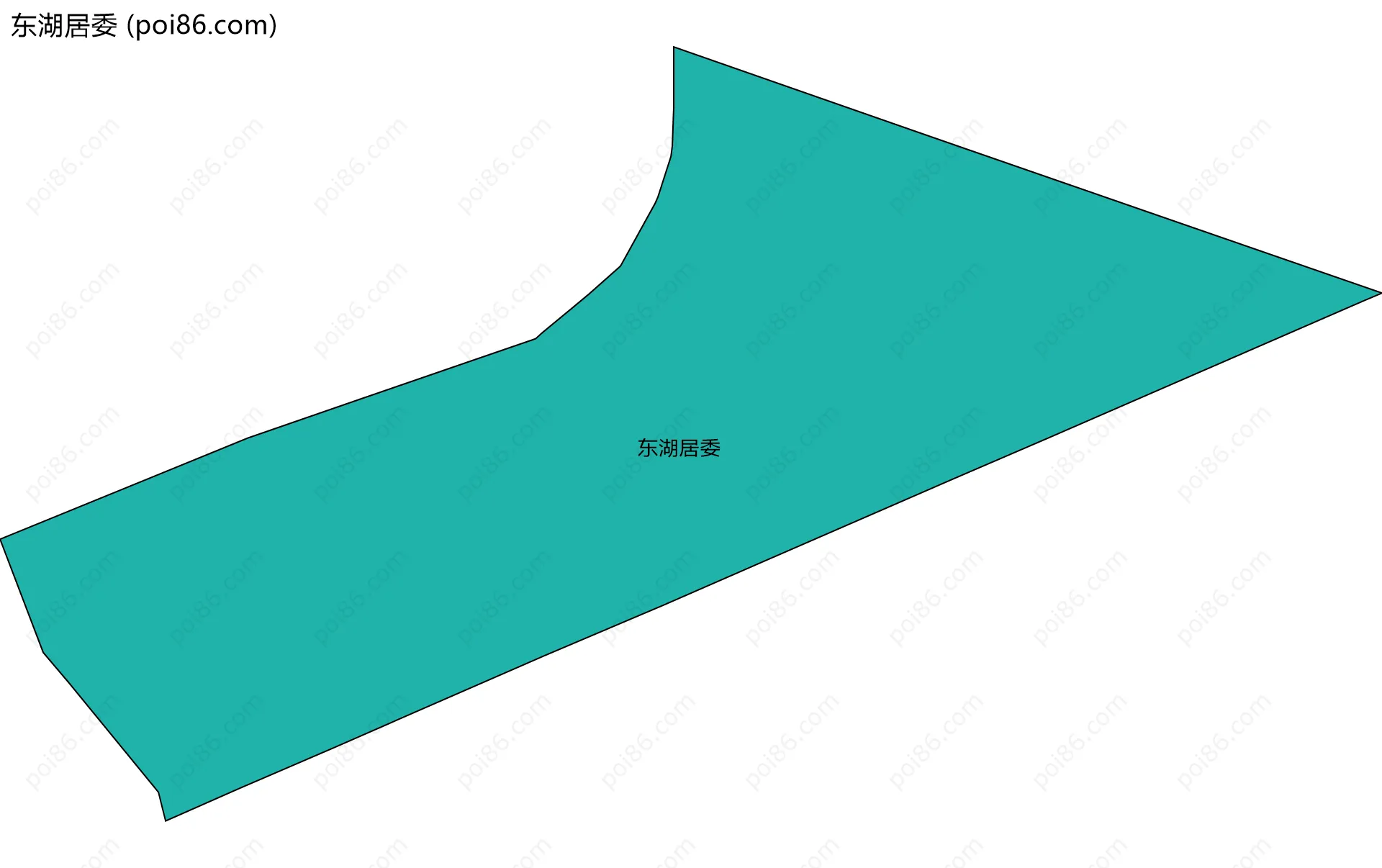 东湖居委边界地图