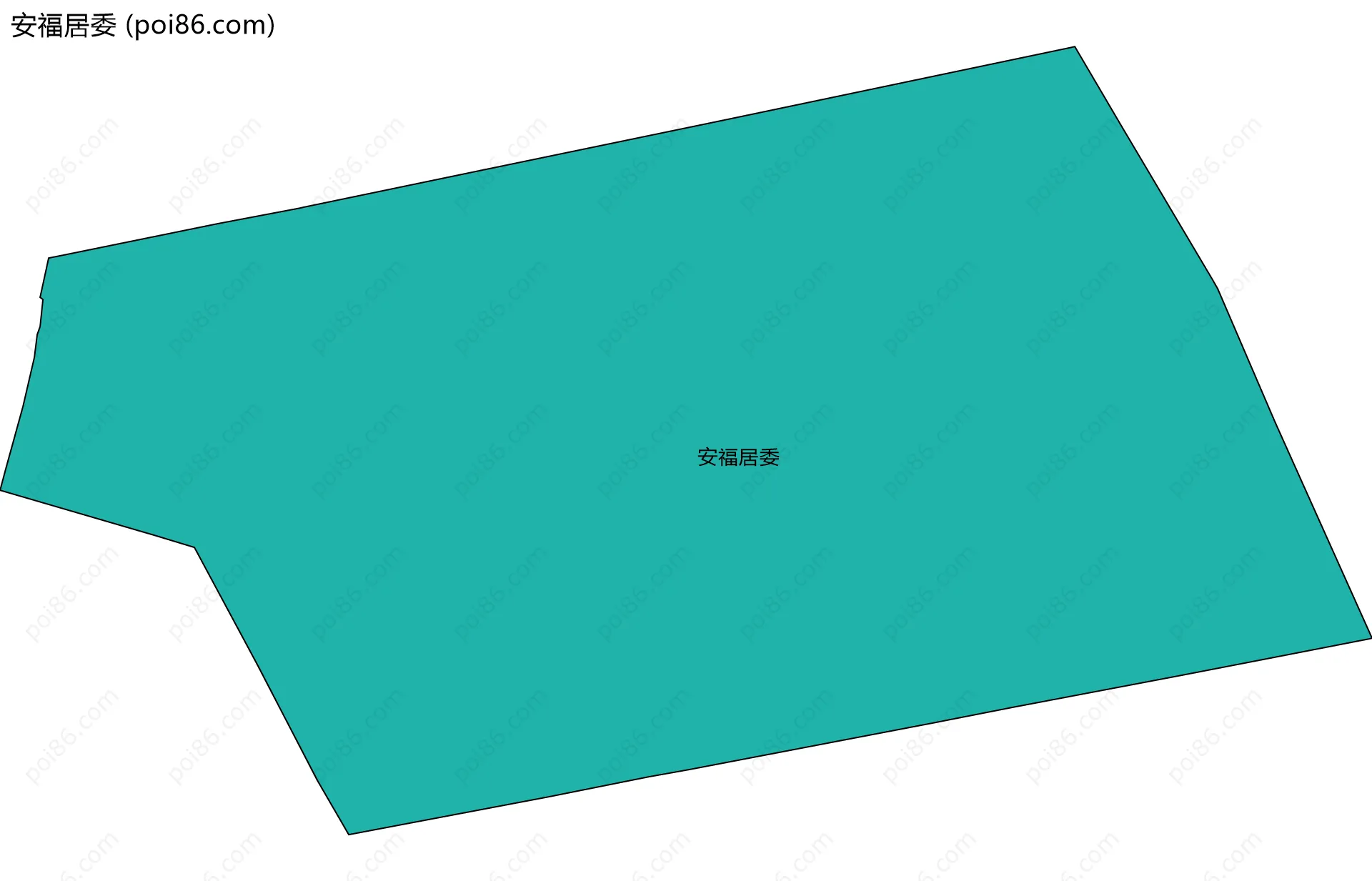 安福居委边界地图