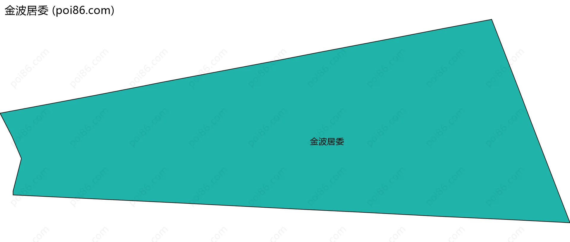 金波居委边界地图