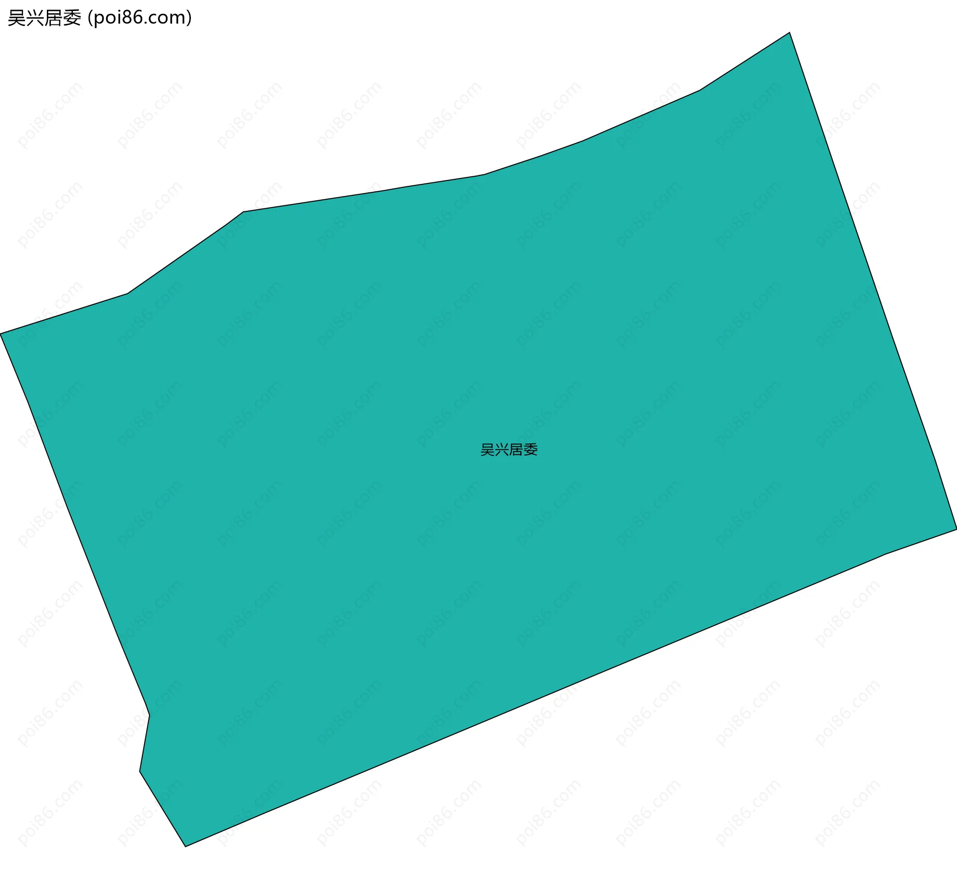 吴兴居委边界地图