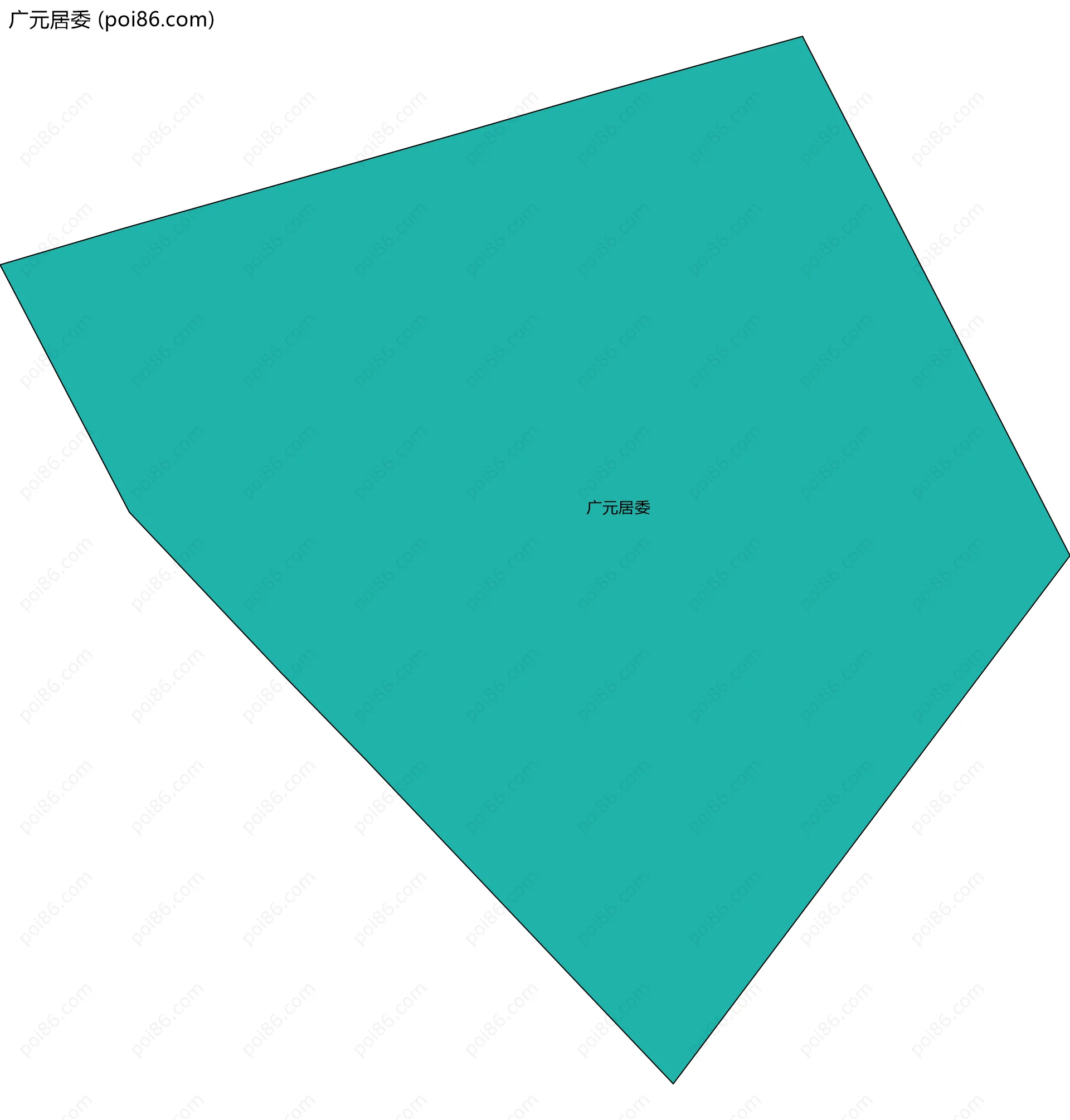 广元居委边界地图