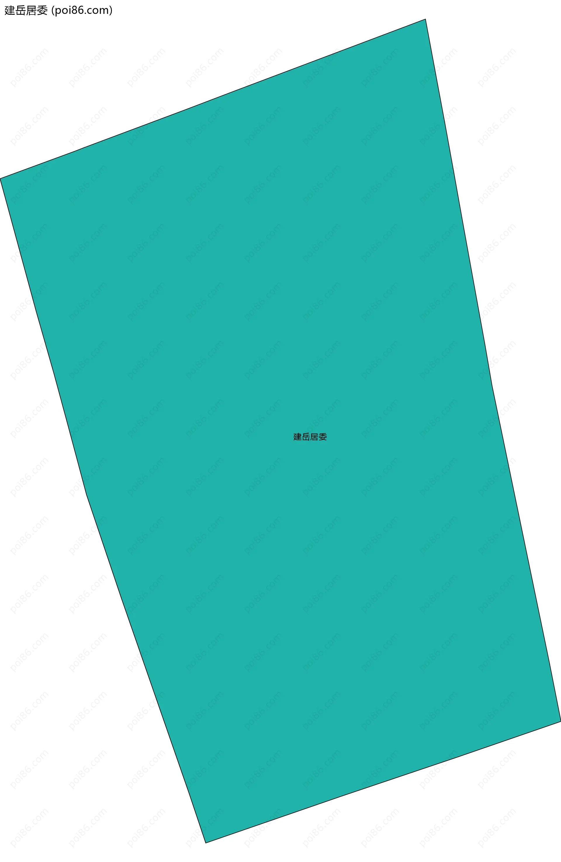 建岳居委边界地图