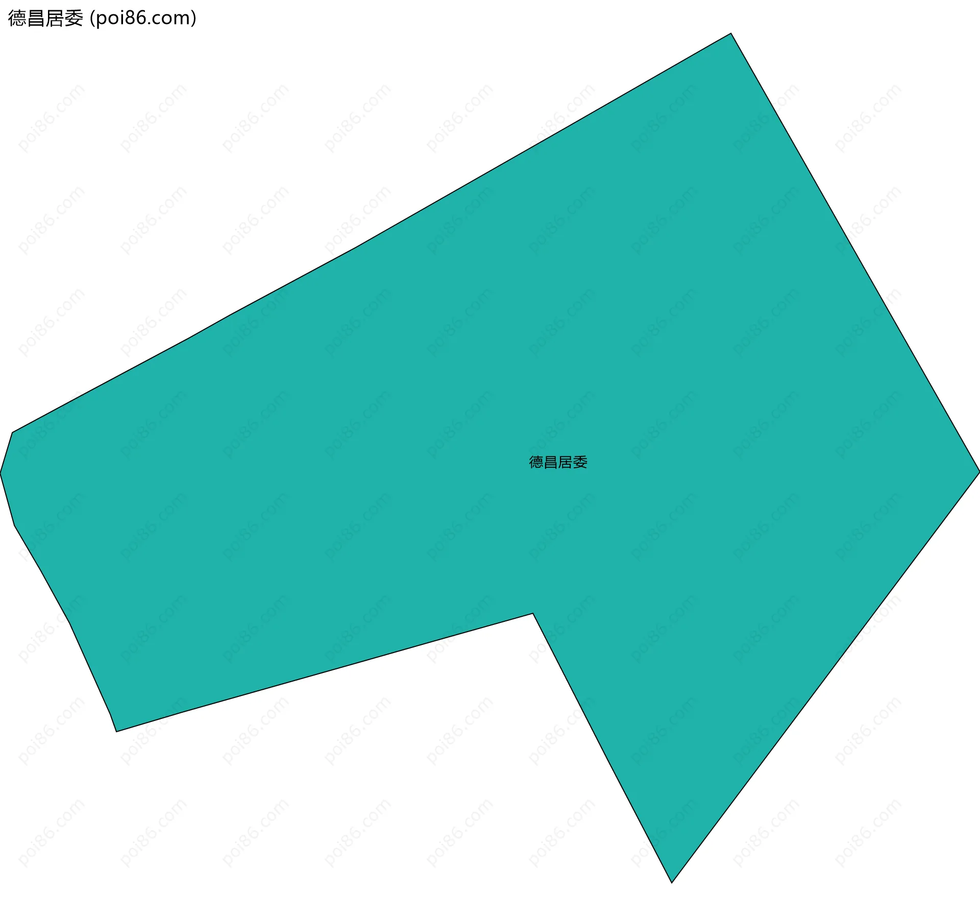 德昌居委边界地图