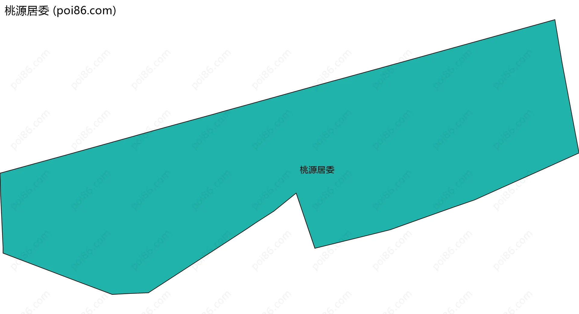 桃源居委边界地图