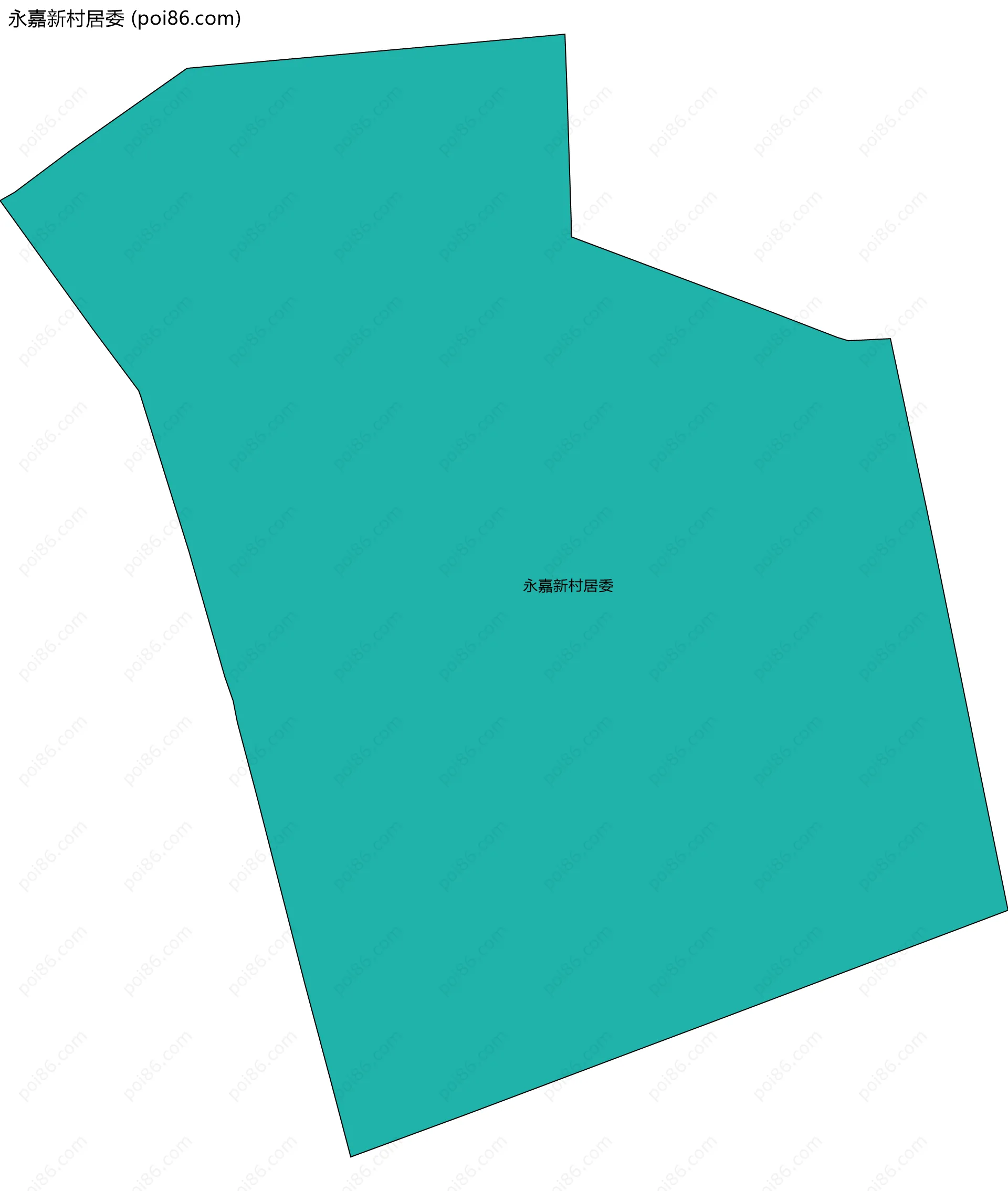 永嘉新村居委边界地图