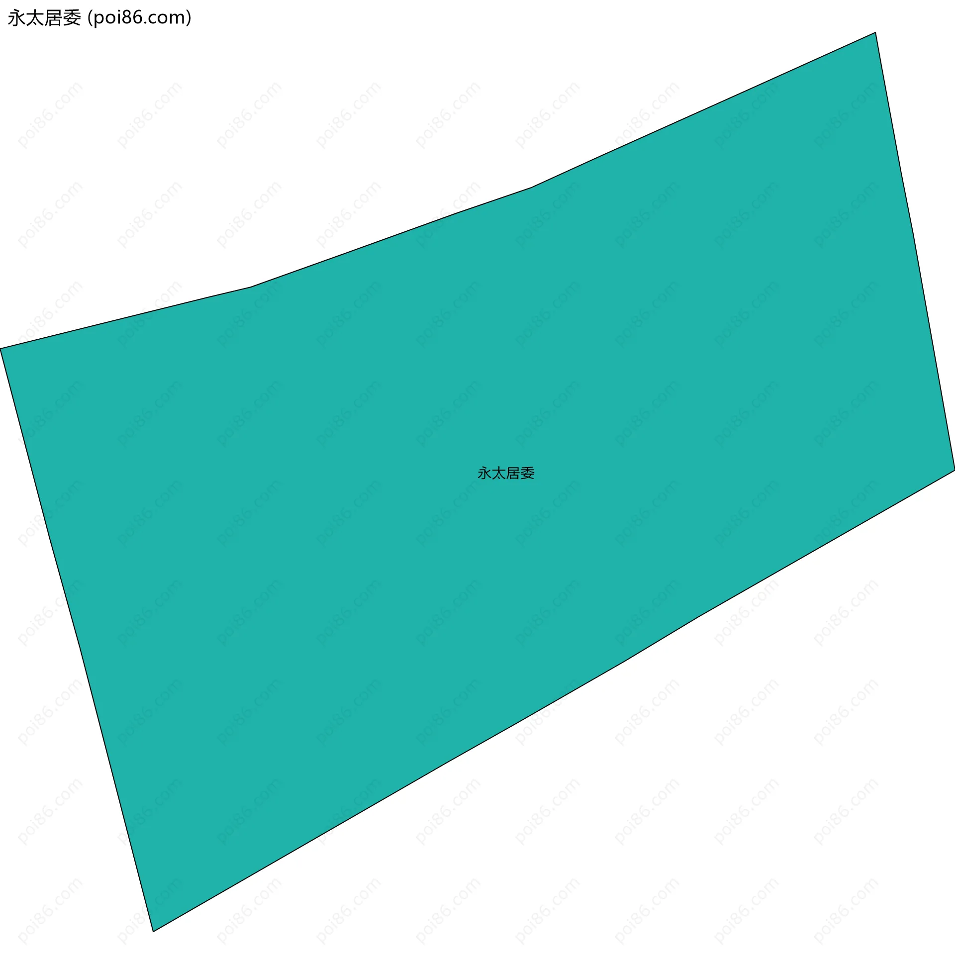 永太居委边界地图