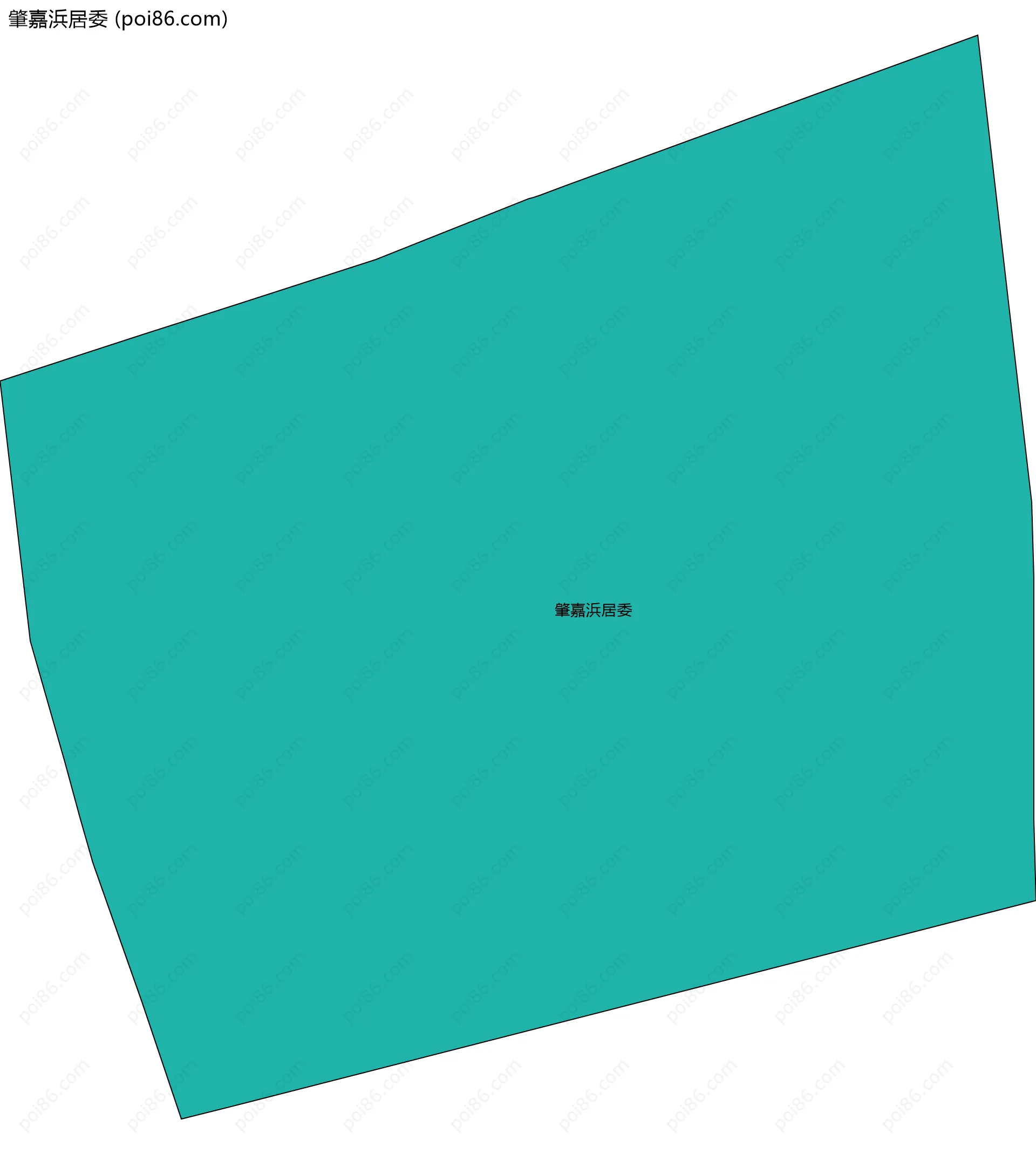 肇嘉浜居委边界地图