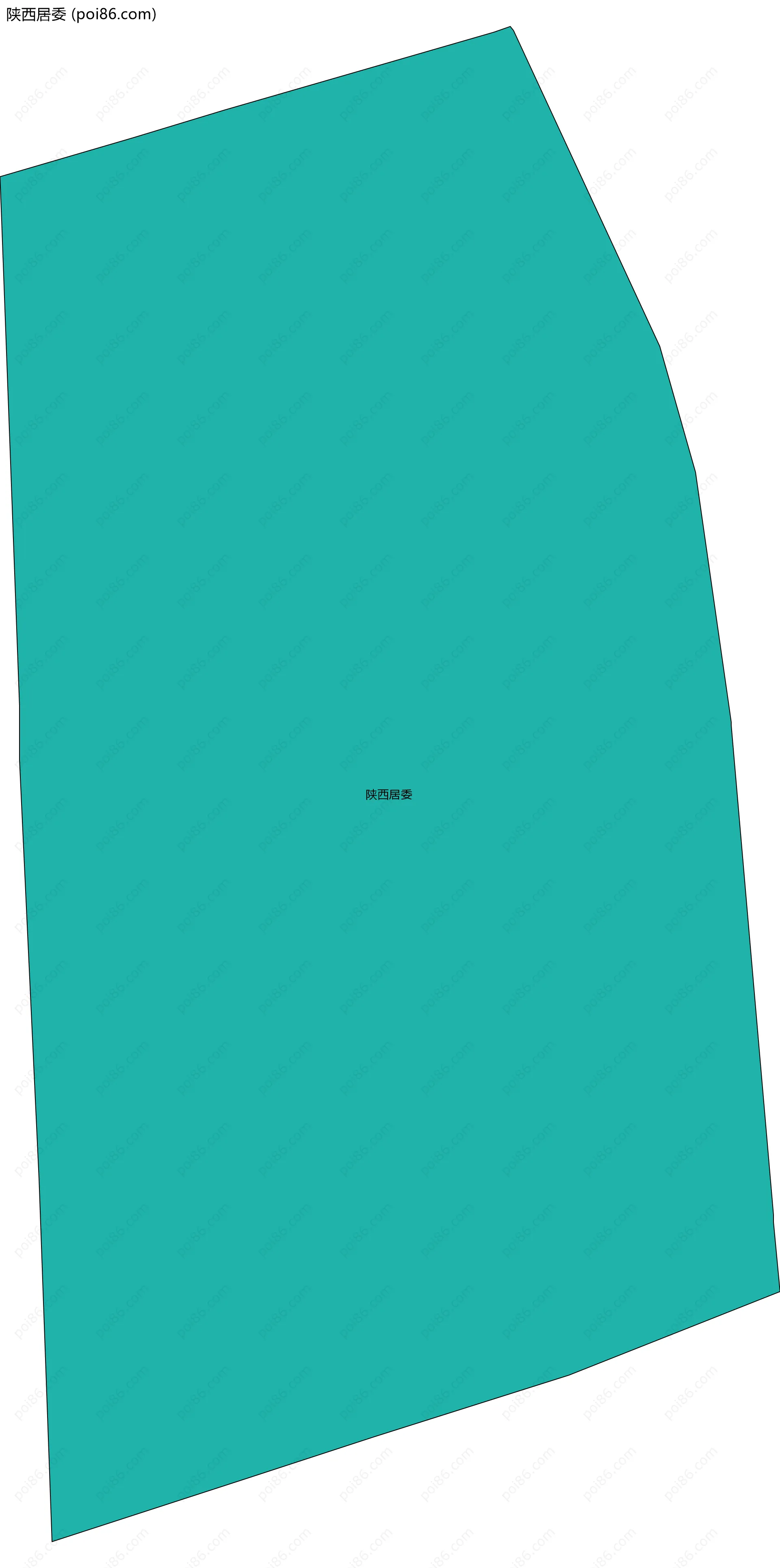 陕西居委边界地图