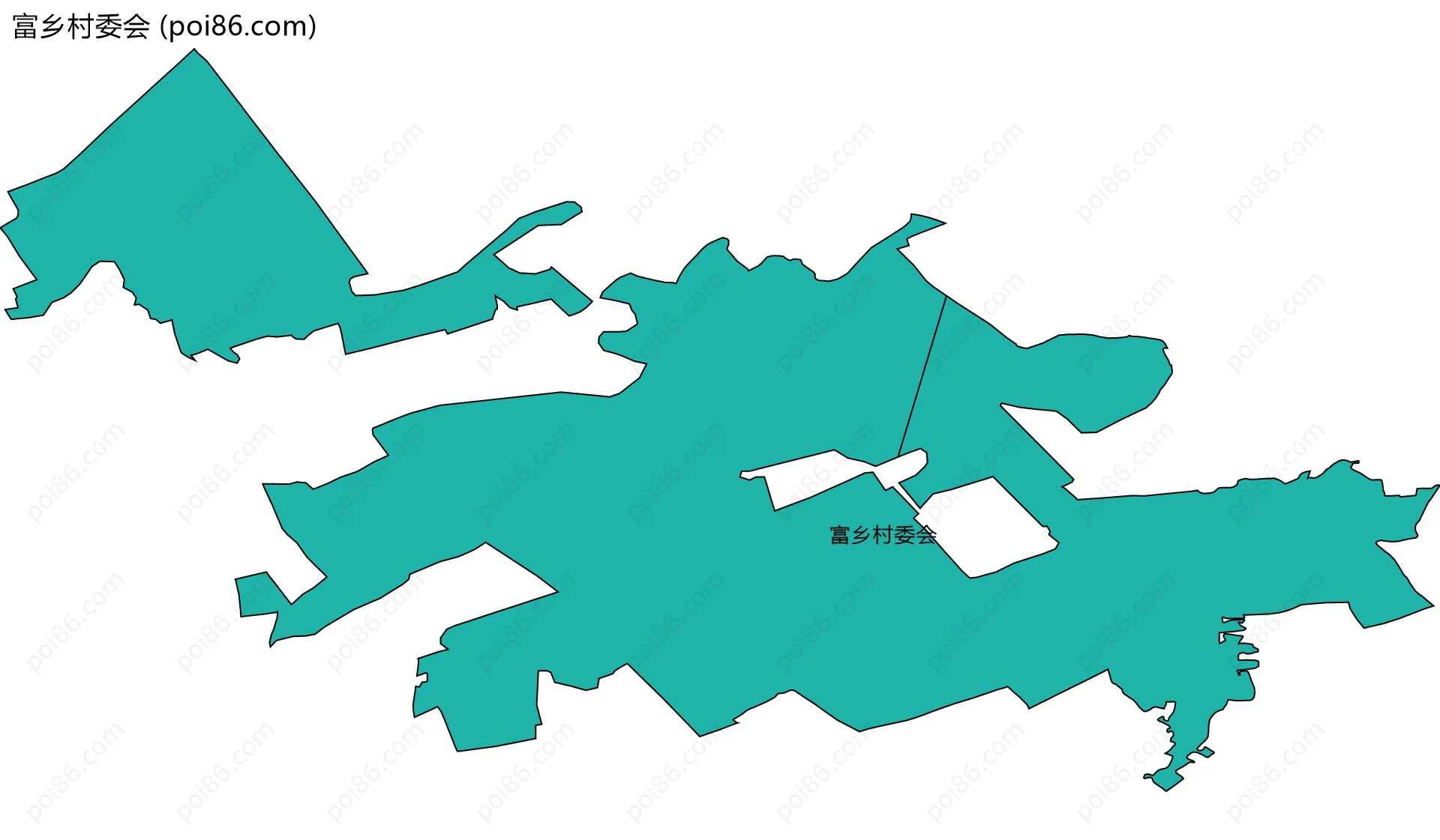 富乡村委会边界地图