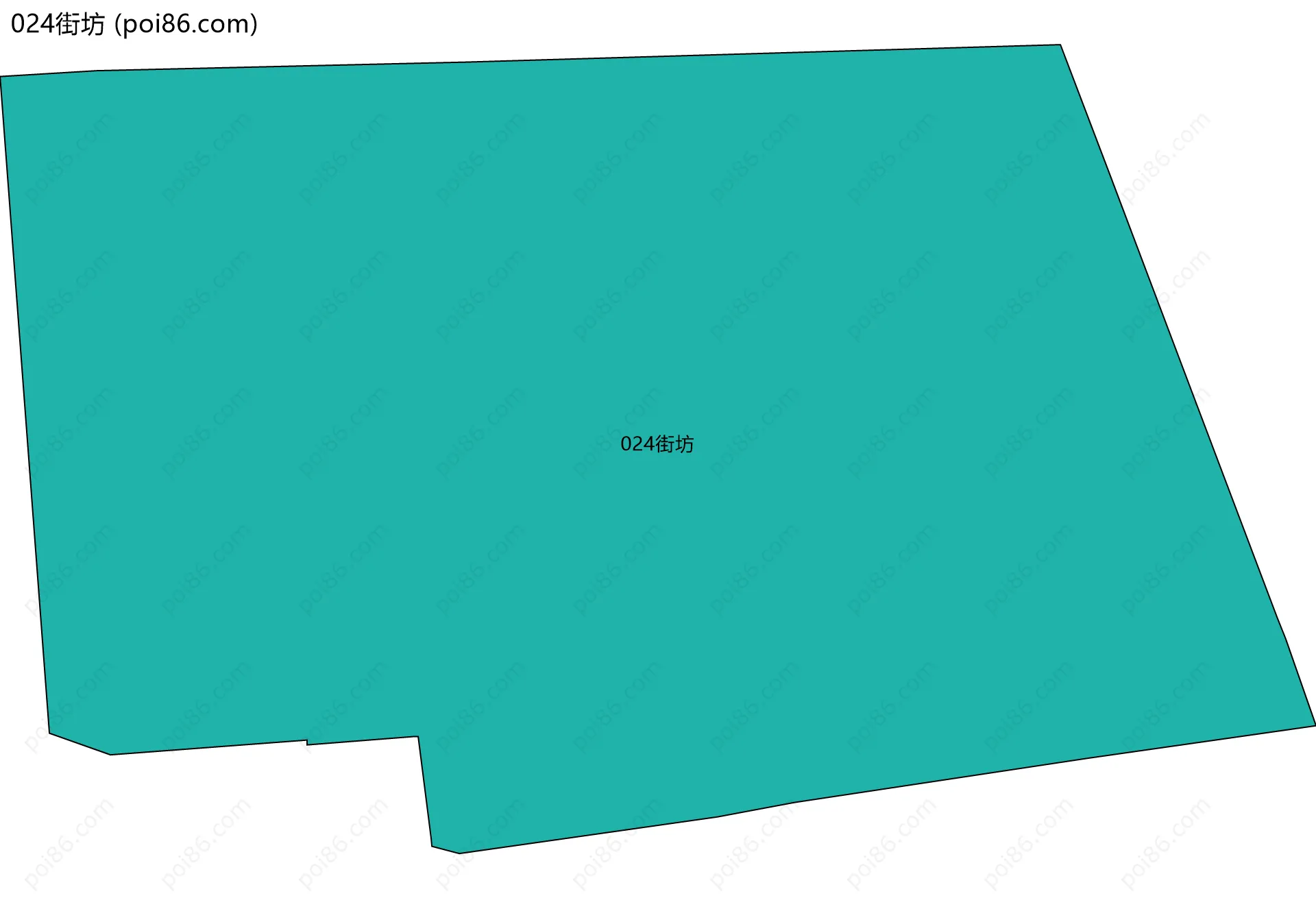 024街坊边界地图