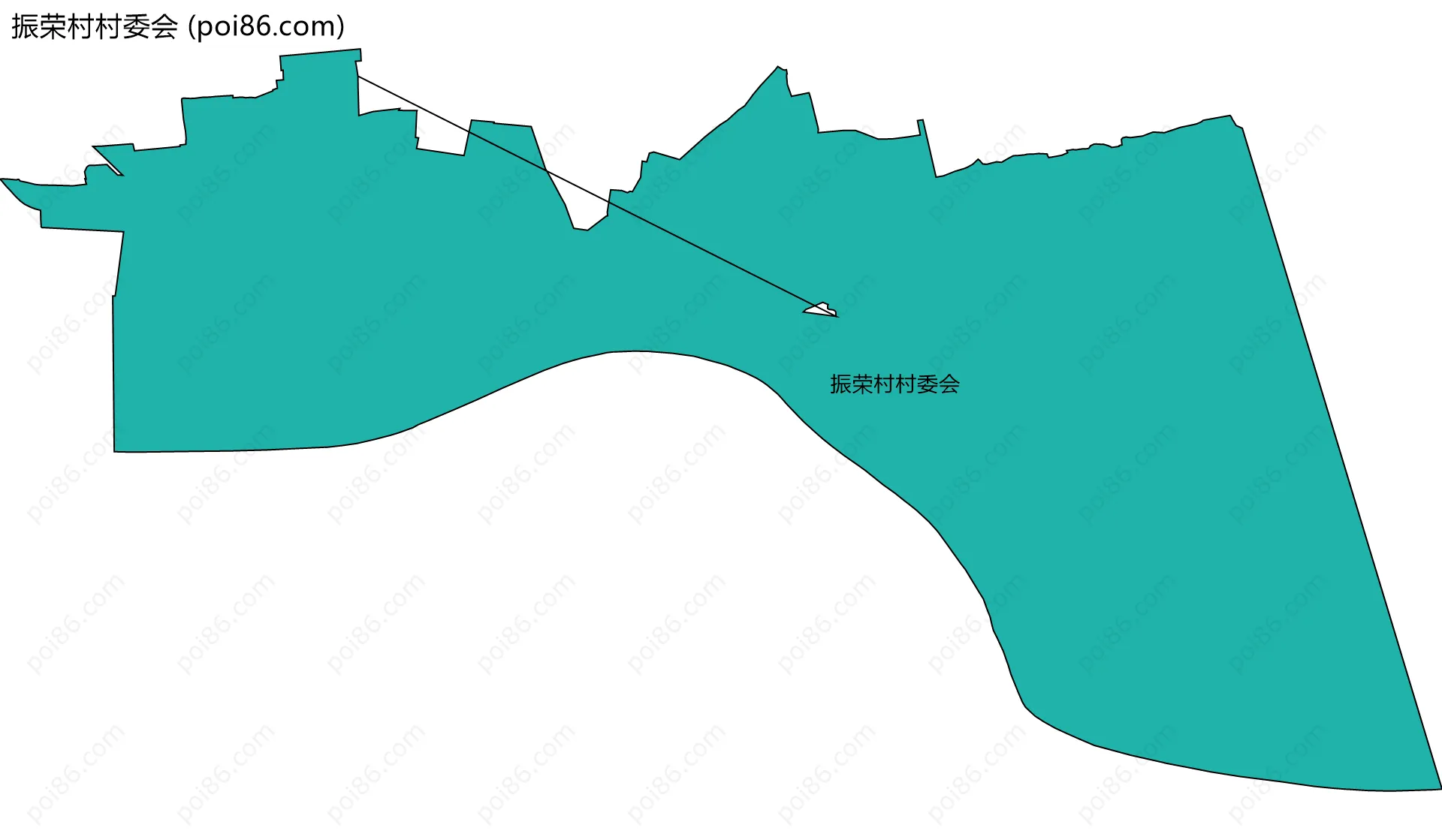 振荣村村委会边界地图