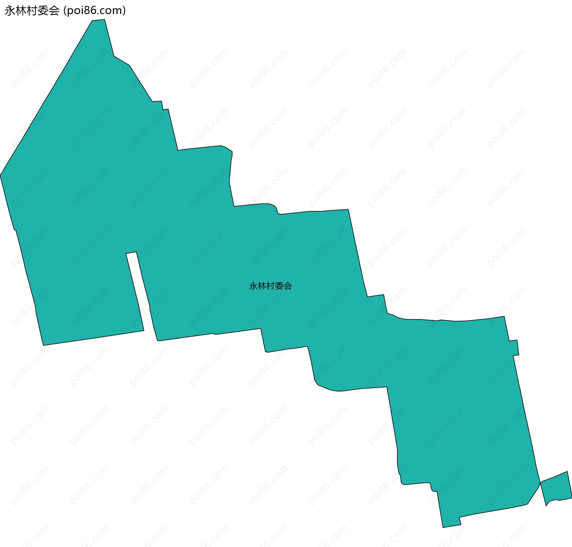 永林村委会边界地图