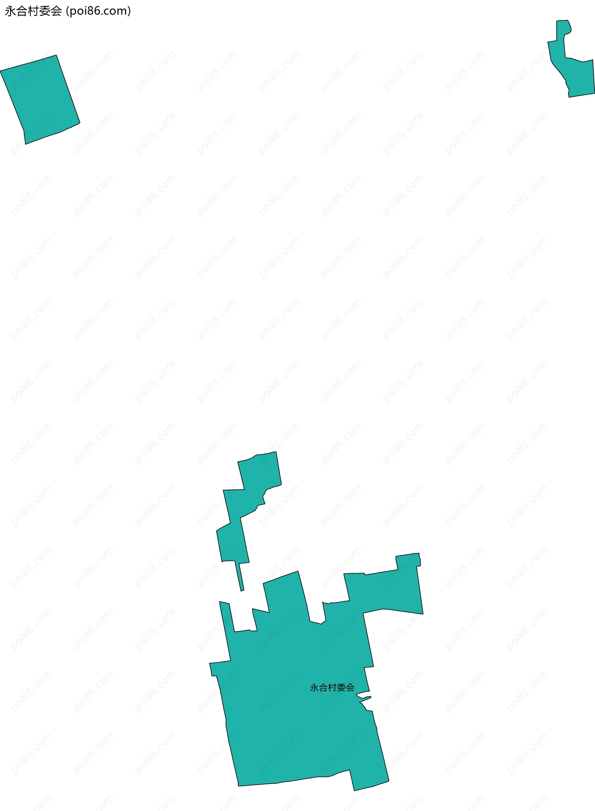 永合村委会边界地图