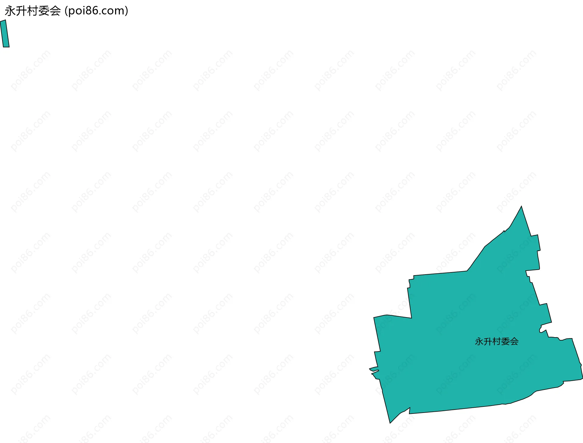 永升村委会边界地图