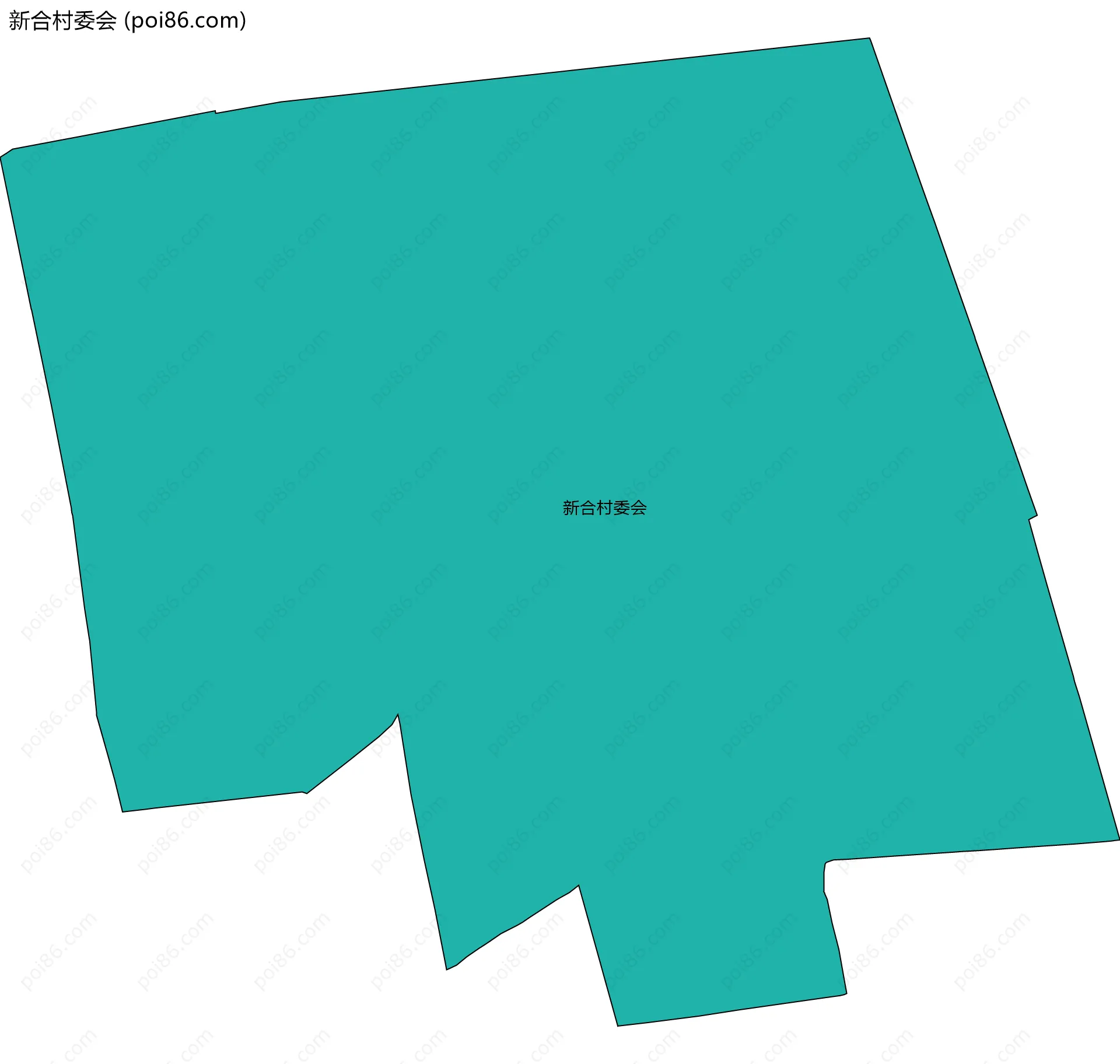 新合村委会边界地图