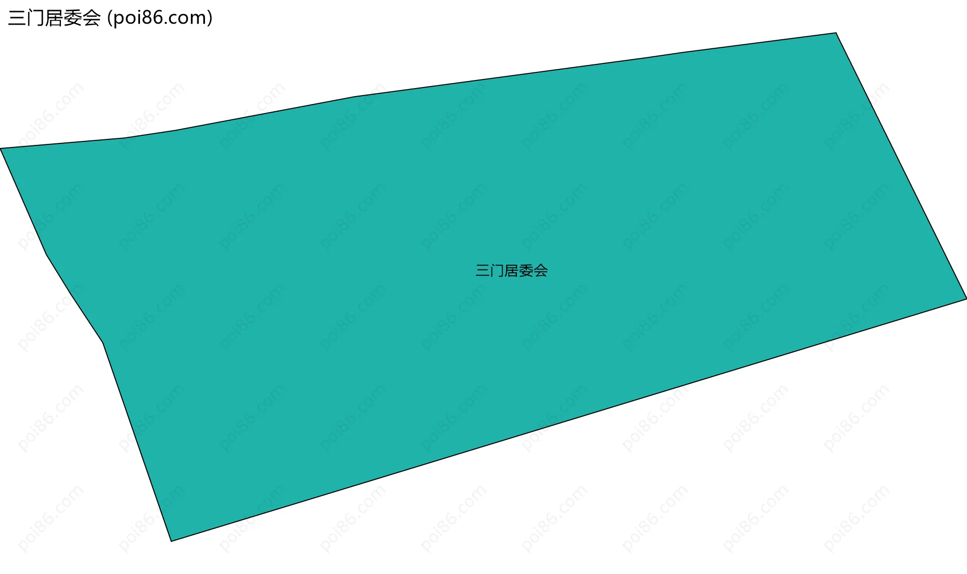 三门居委会边界地图