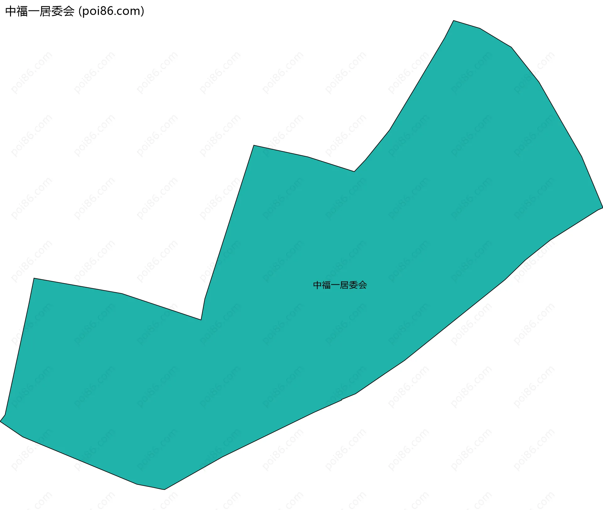 中福一居委会边界地图