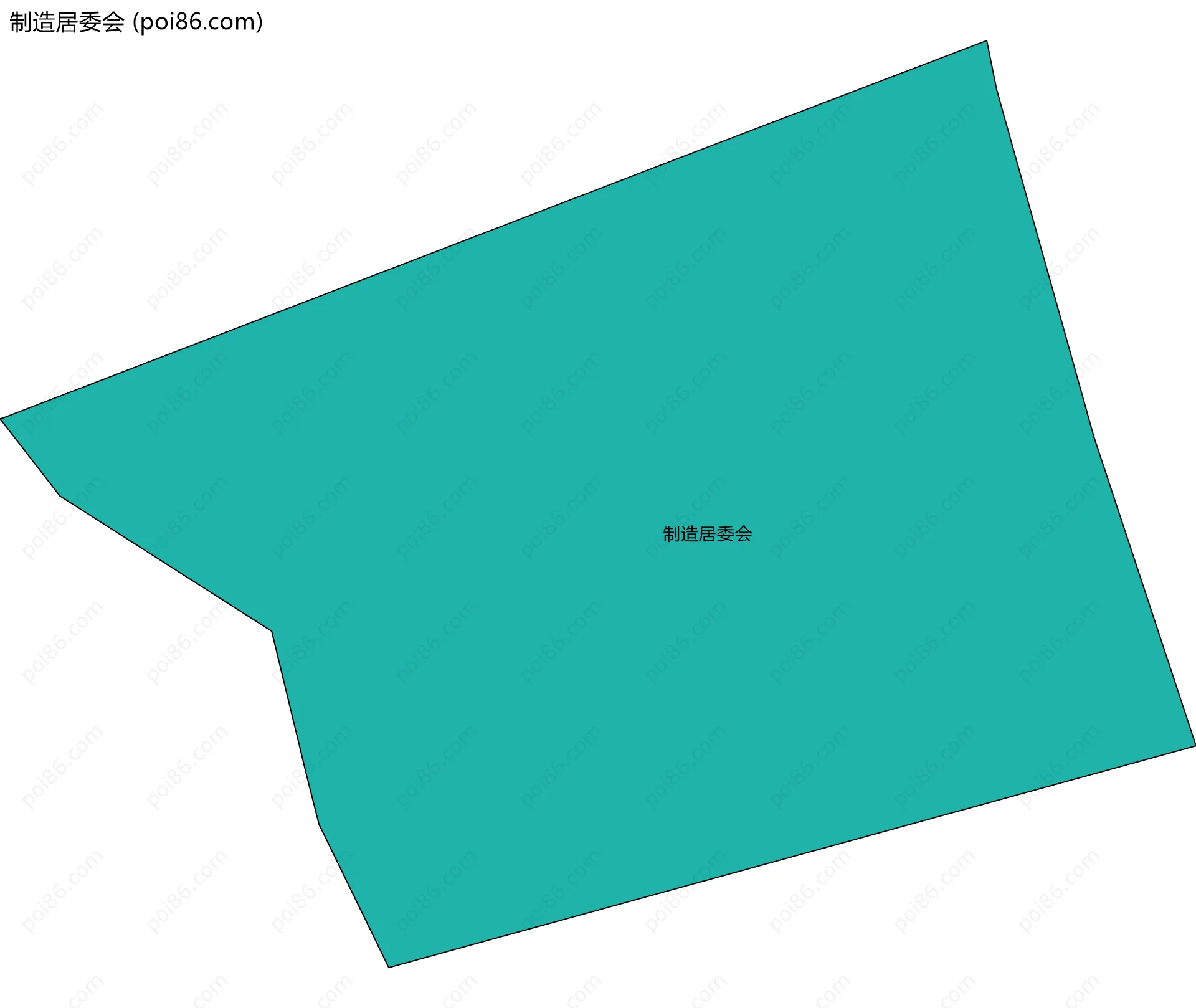 制造居委会边界地图
