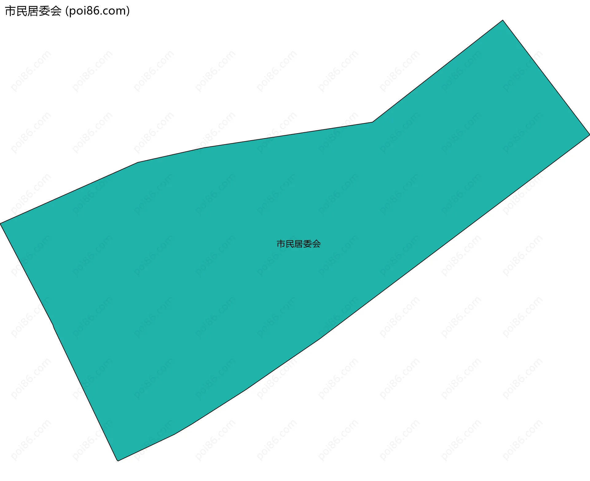 市民居委会边界地图