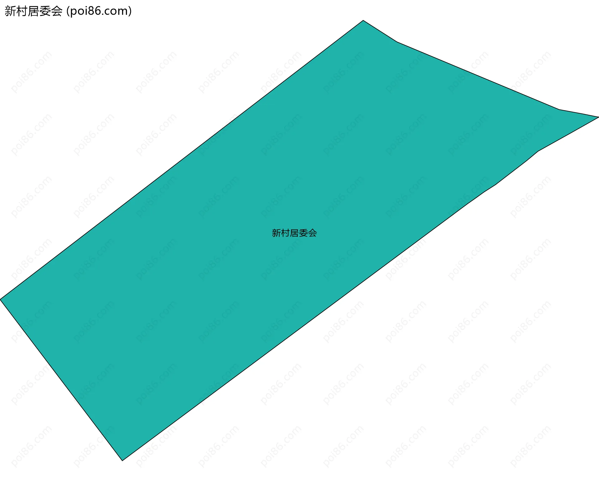 新村居委会边界地图