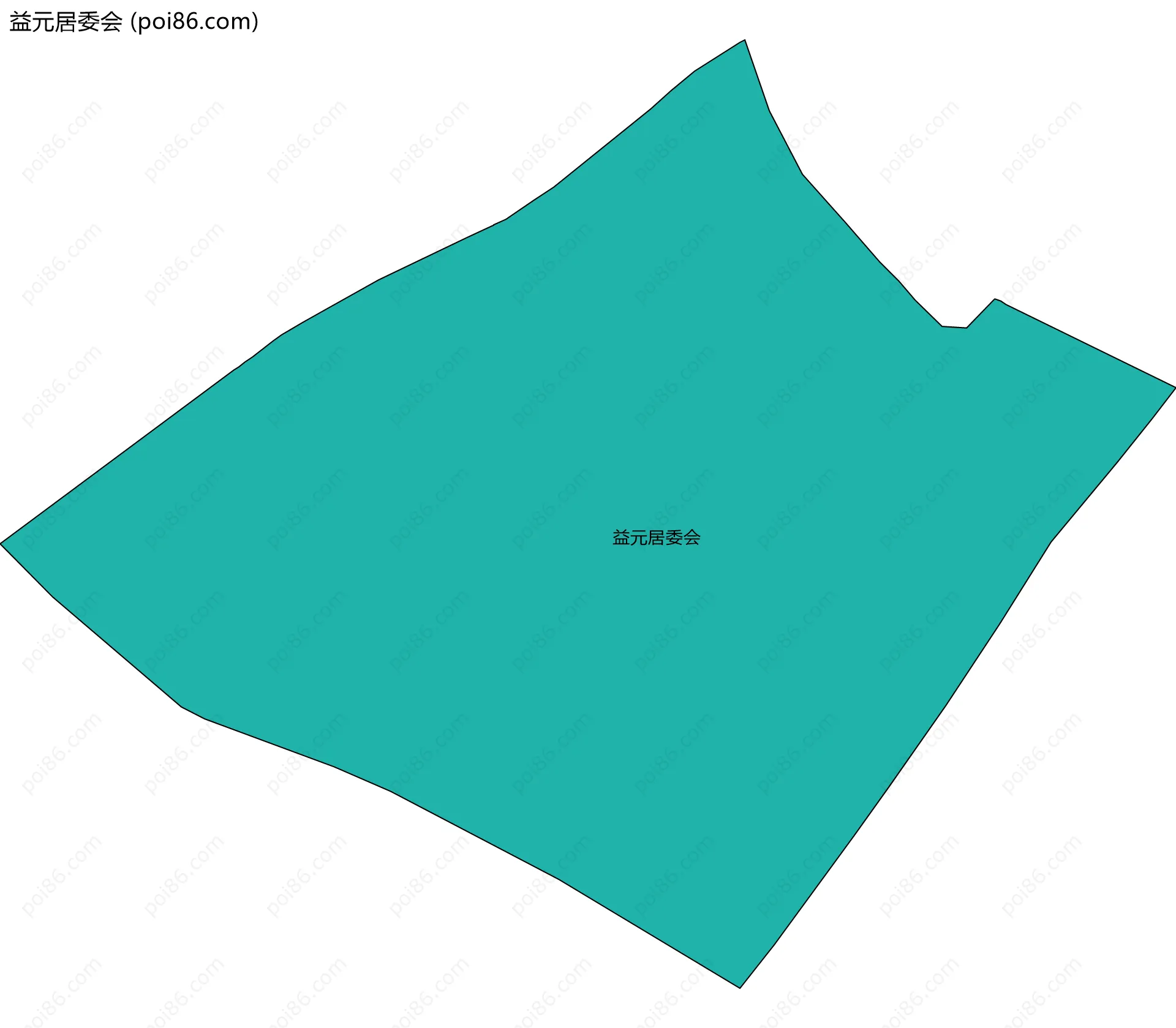 益元居委会边界地图