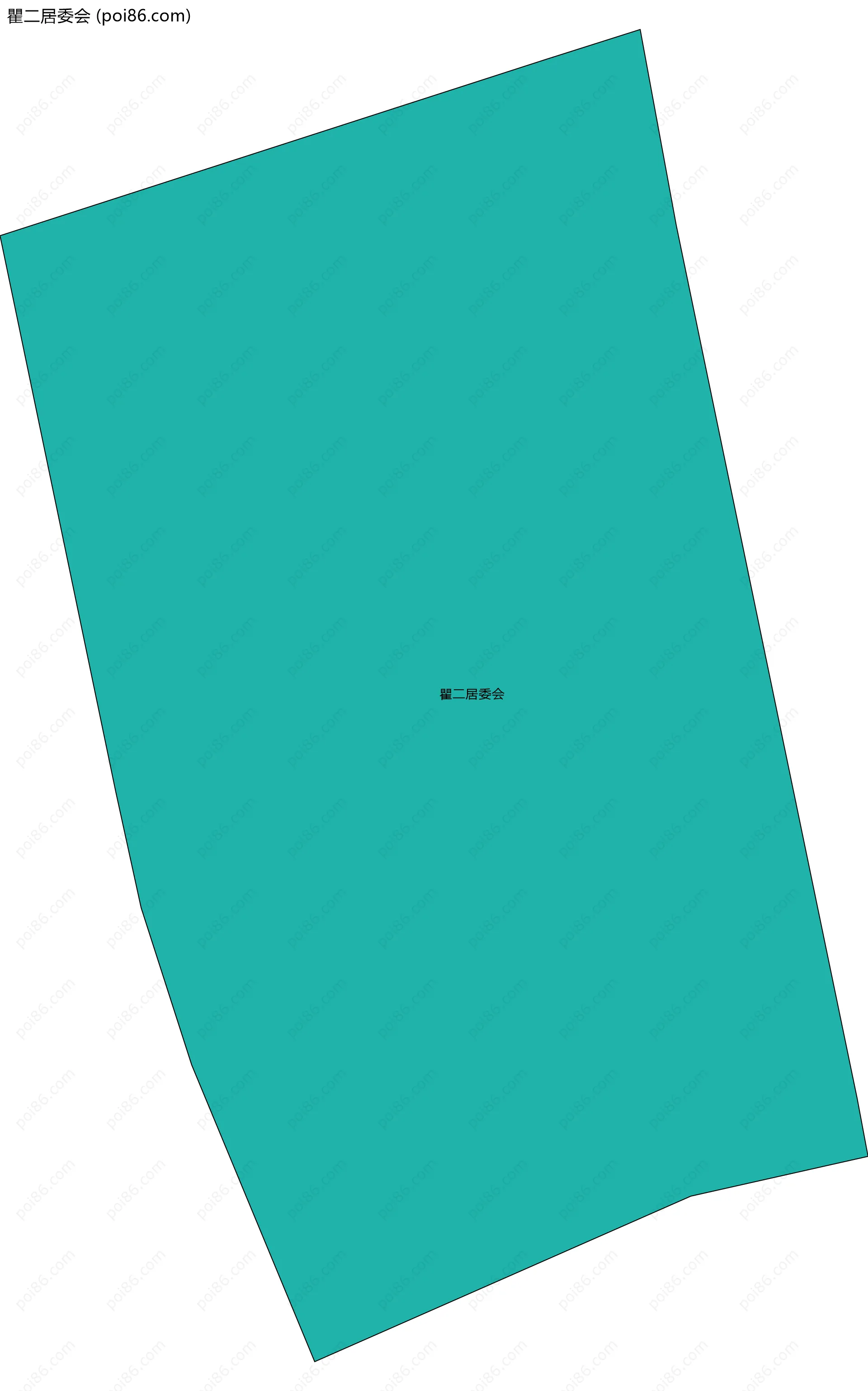 瞿二居委会边界地图