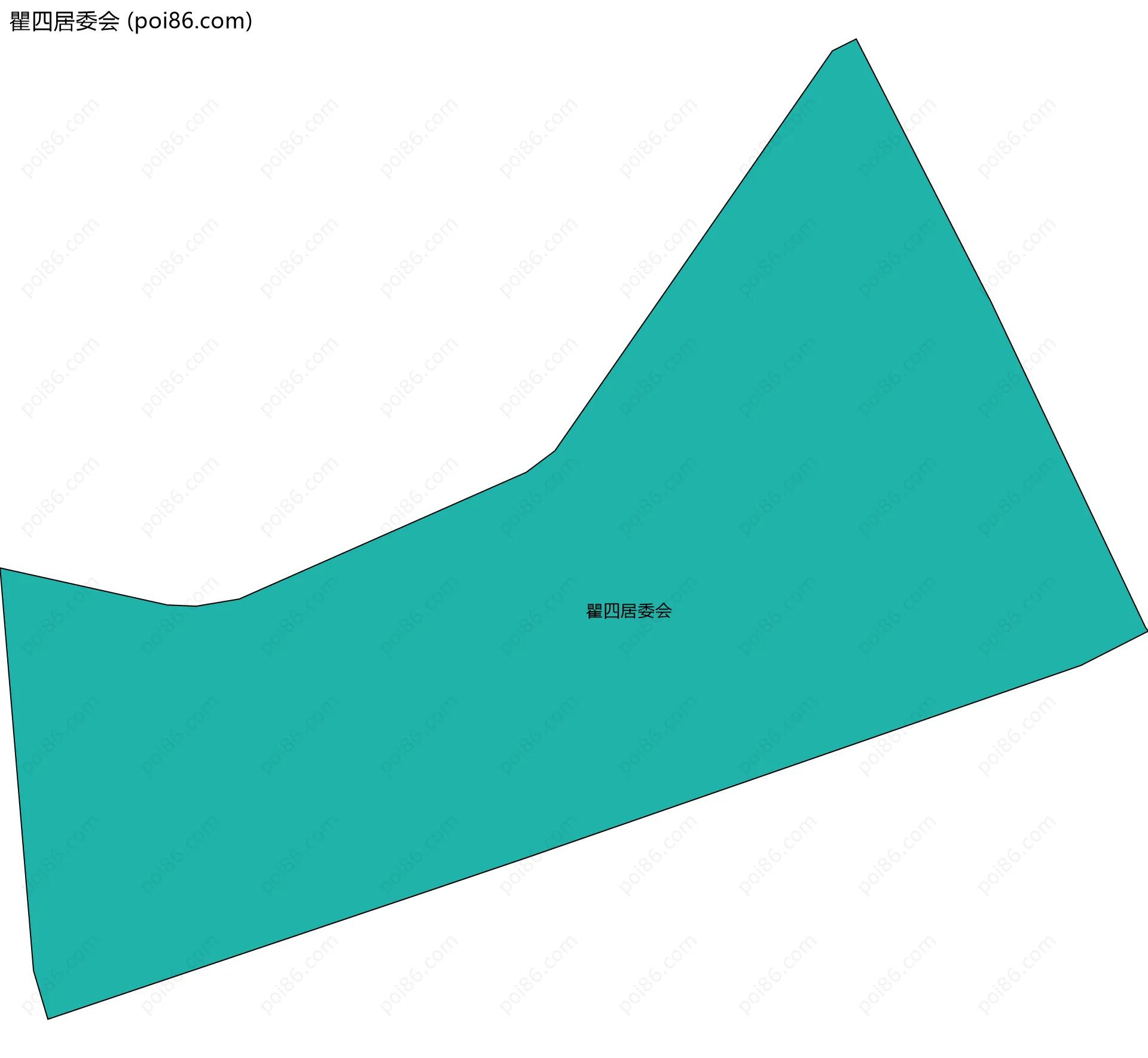 瞿四居委会边界地图