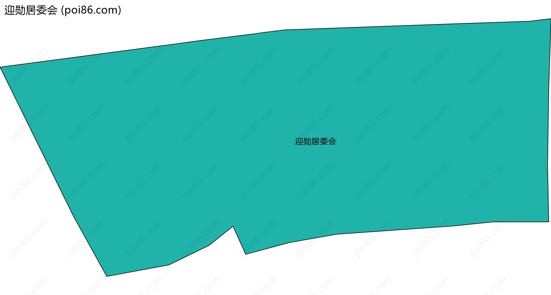 迎勋居委会边界地图