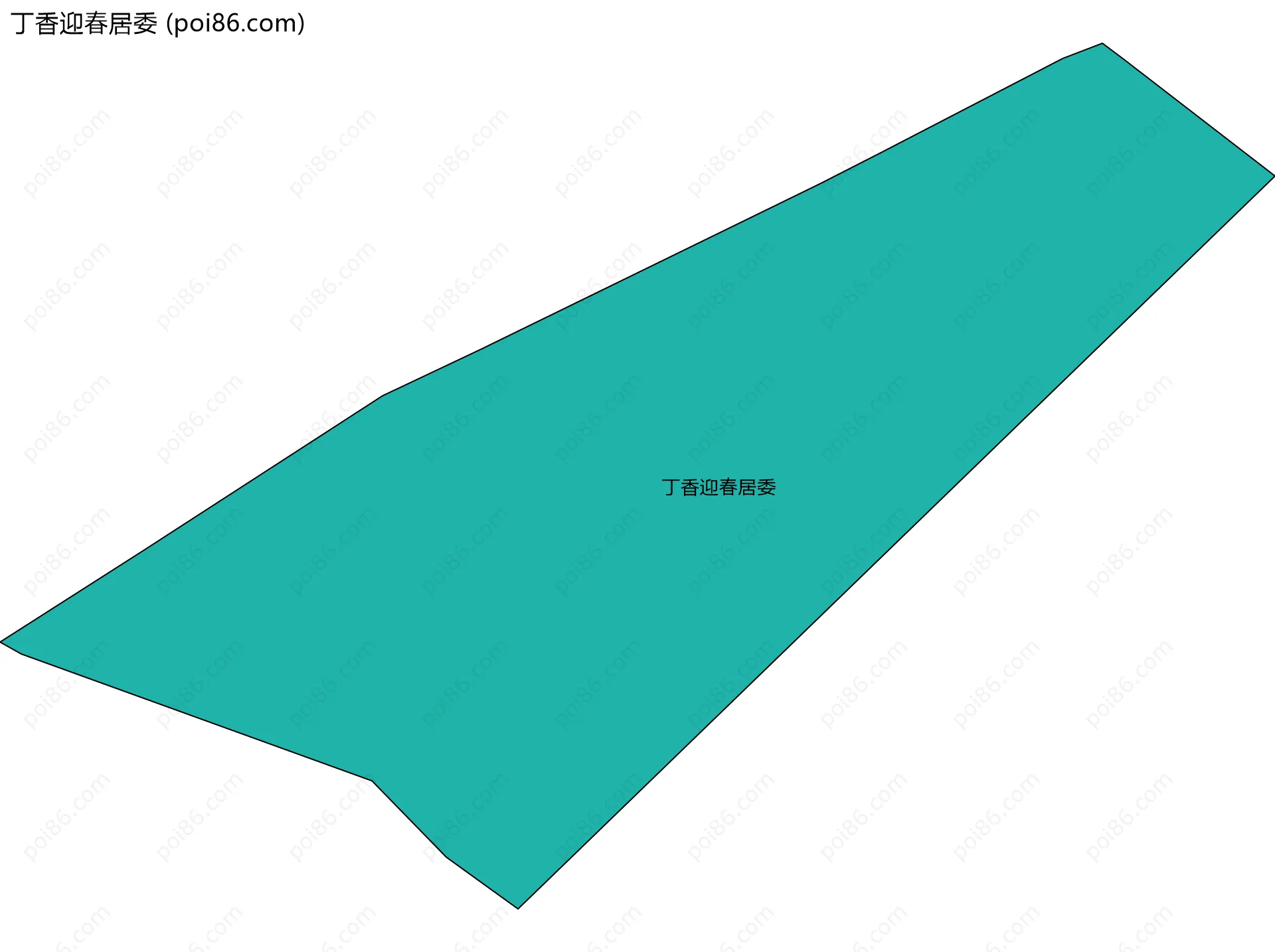 丁香迎春居委边界地图