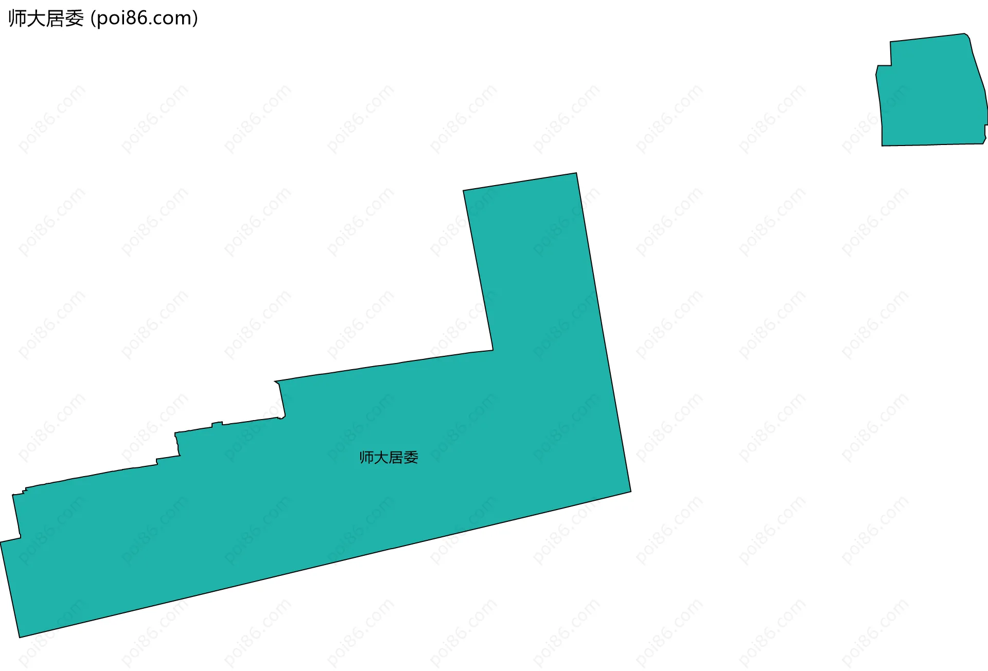 师大居委边界地图