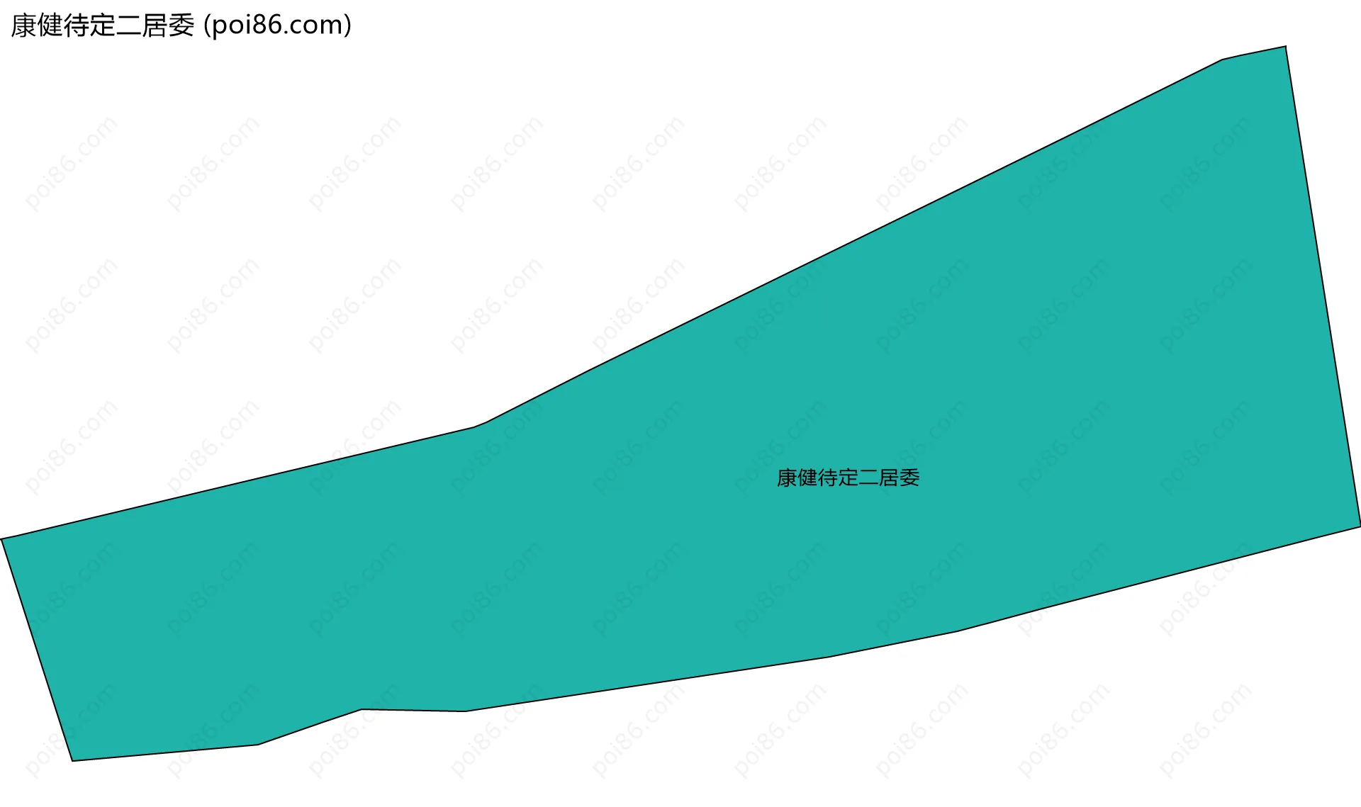 康健待定二居委边界地图