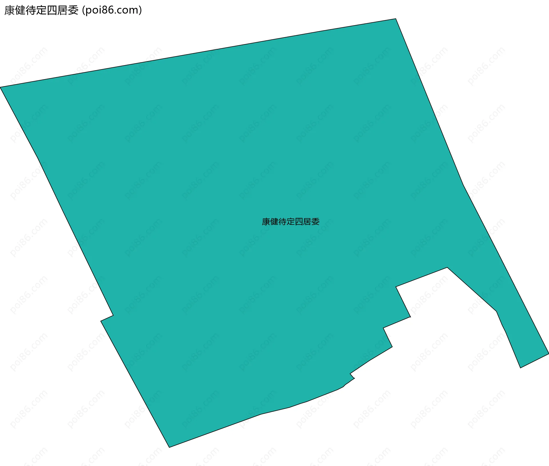 康健待定四居委边界地图