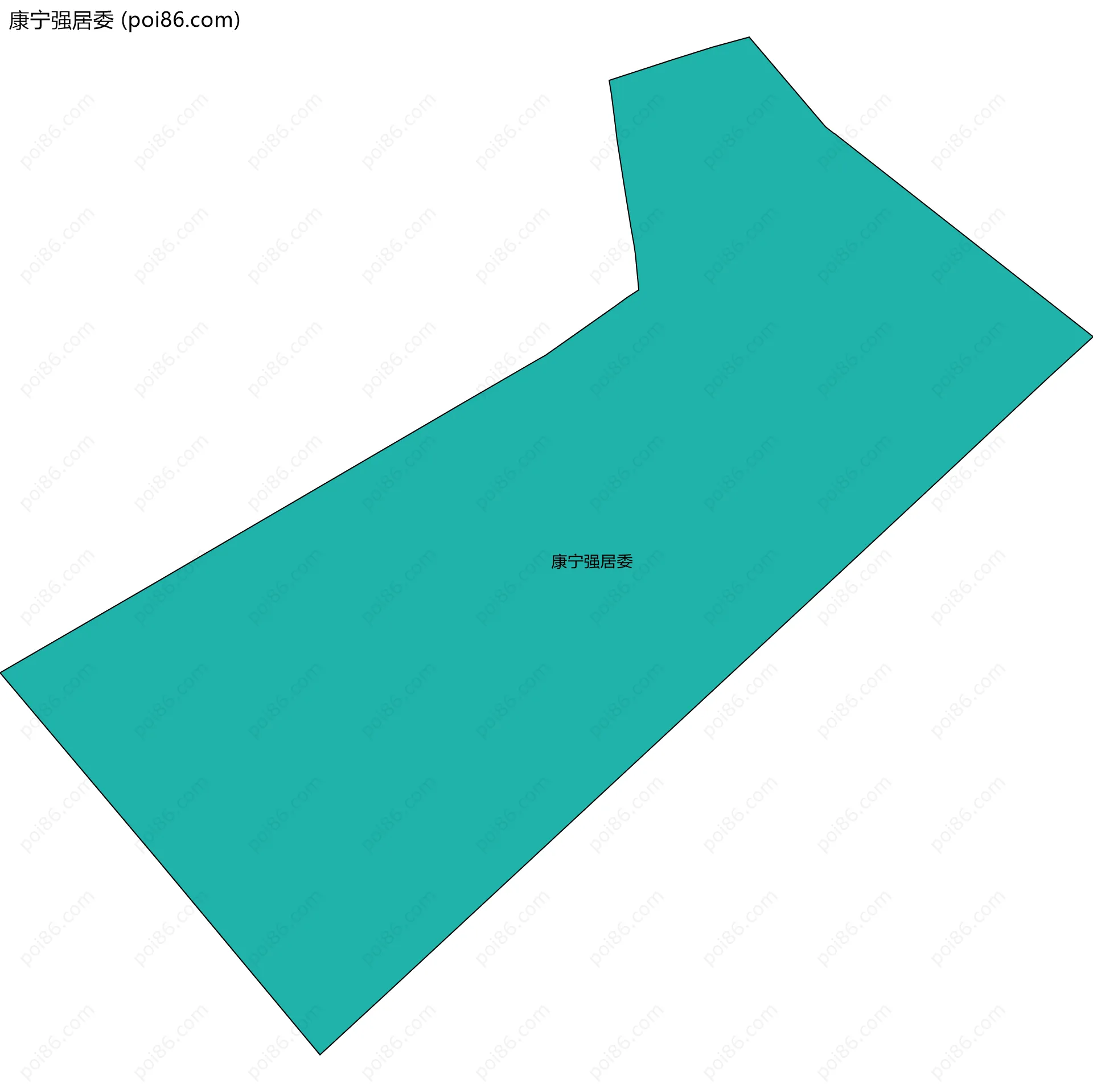 康宁强居委边界地图
