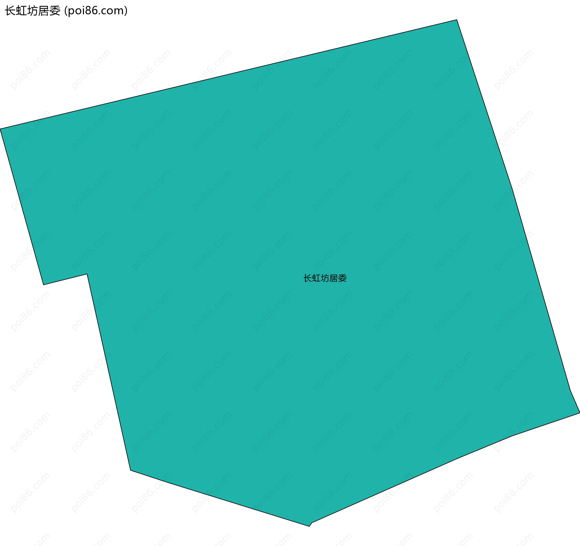 长虹坊居委边界地图