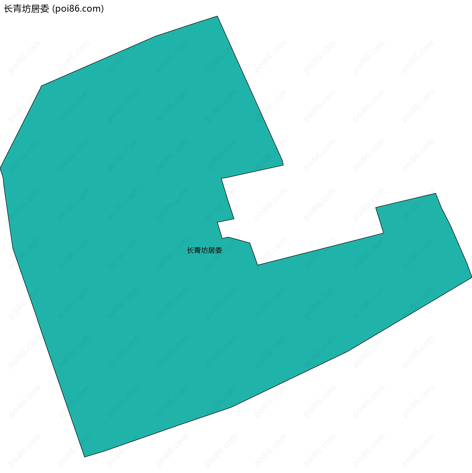 长青坊居委边界地图