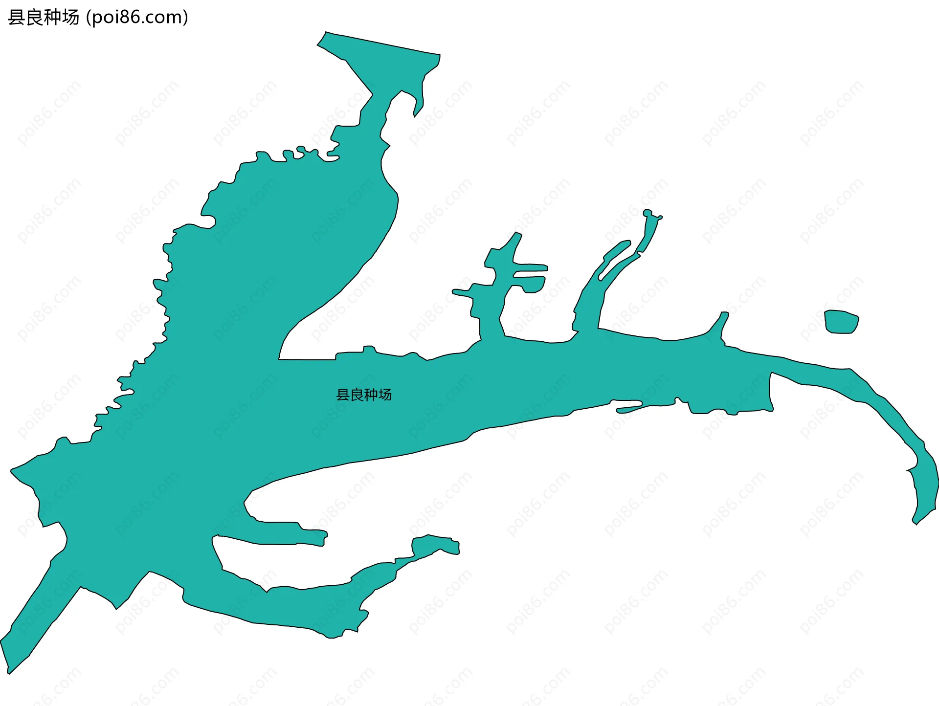 县良种场边界地图