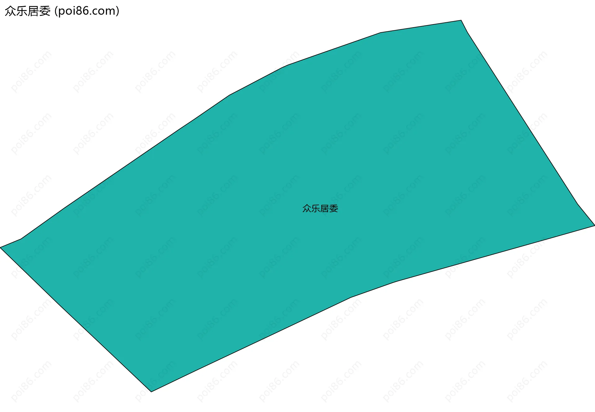 众乐居委边界地图