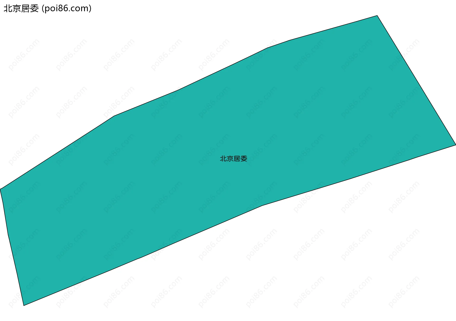 北京居委边界地图