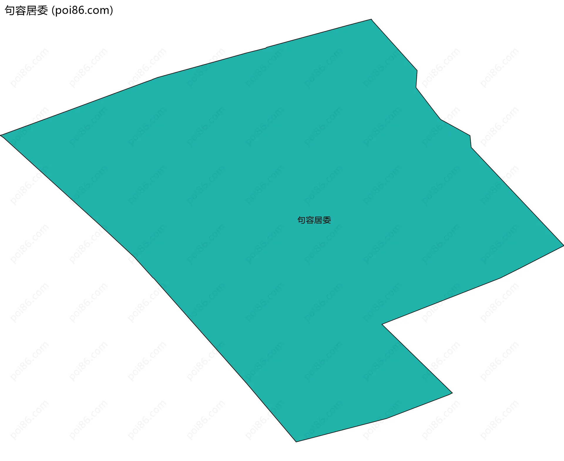 句容居委边界地图