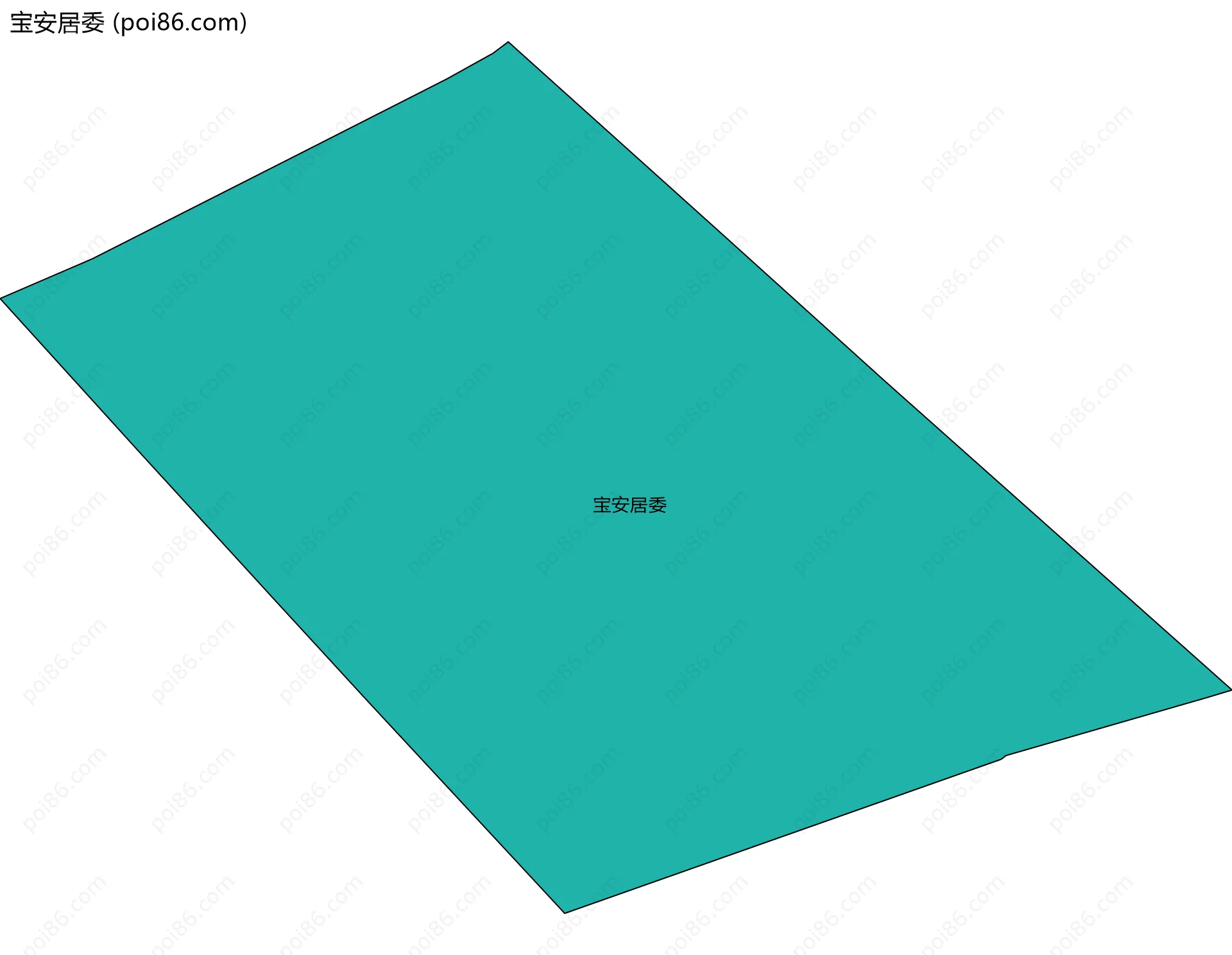 宝安居委边界地图