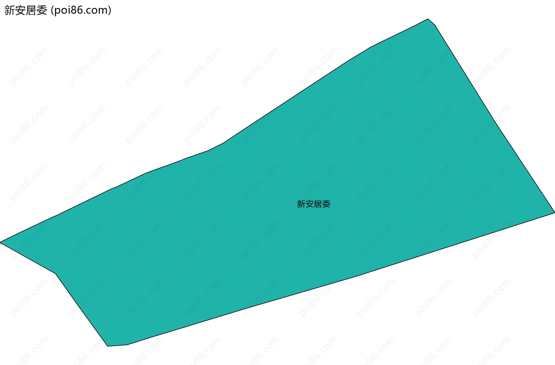 新安居委边界地图