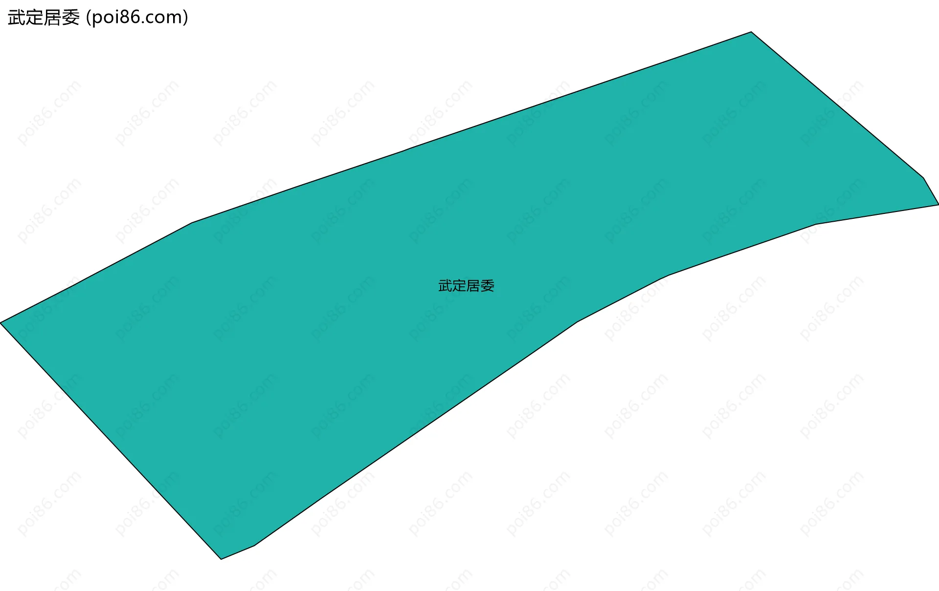 武定居委边界地图