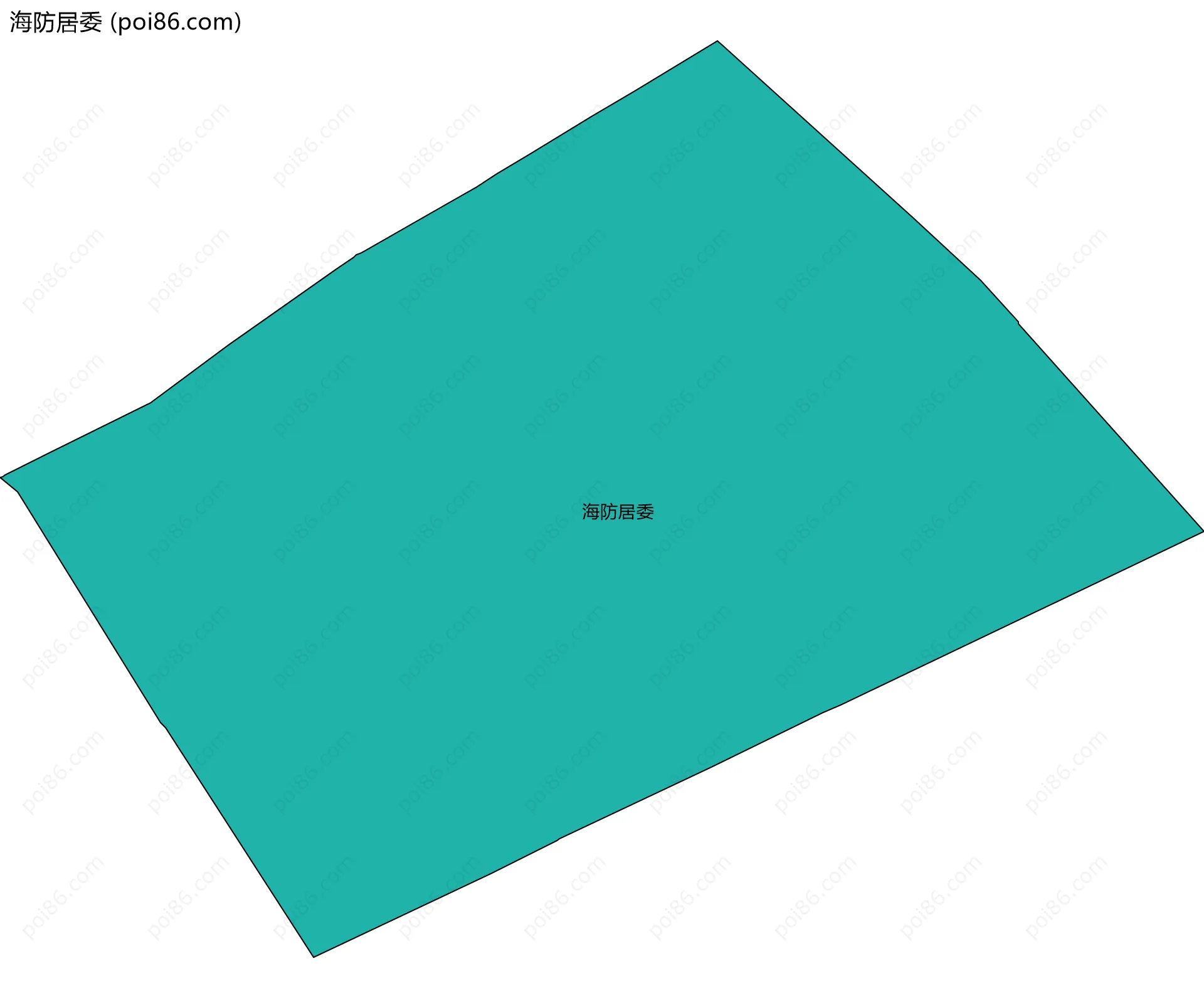 海防居委边界地图