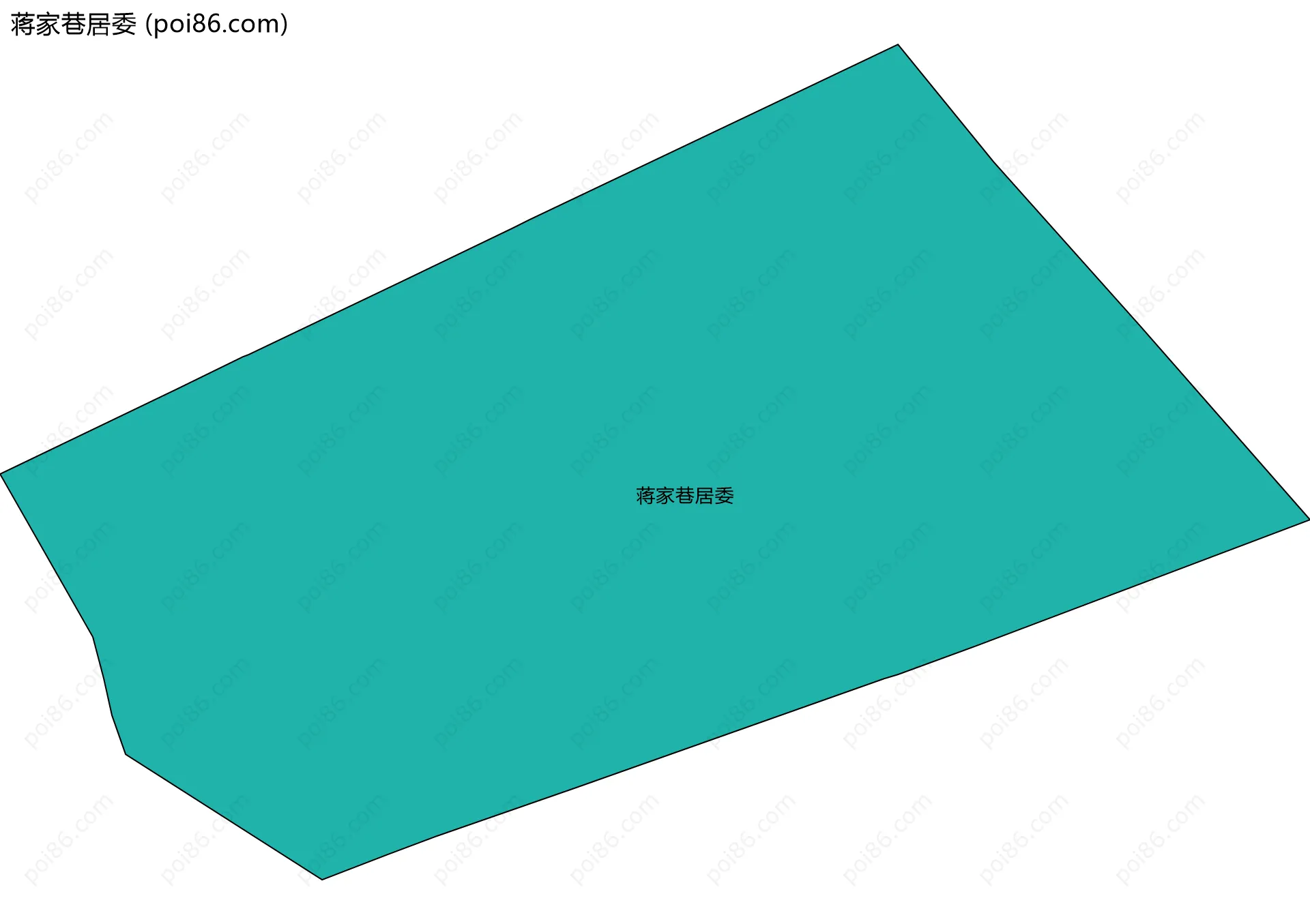 蒋家巷居委边界地图