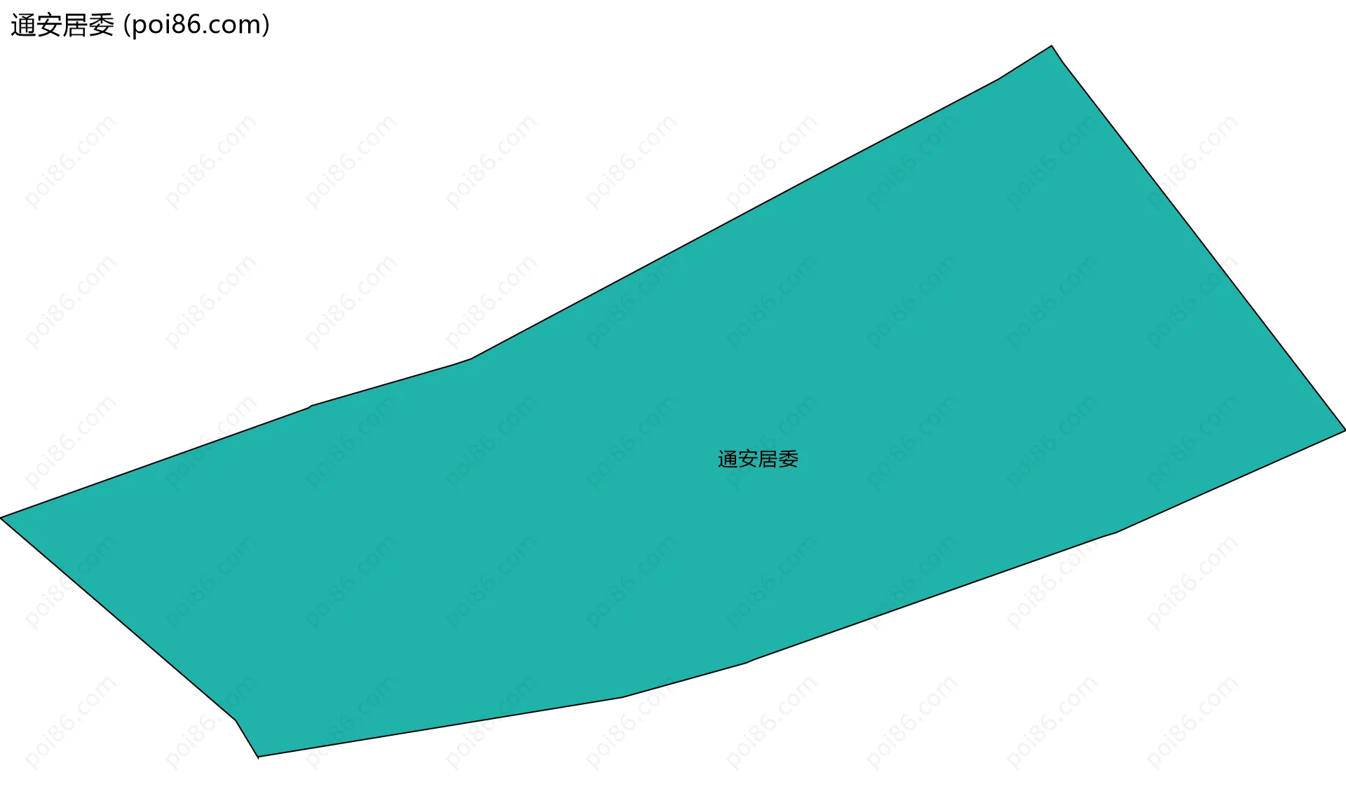 通安居委边界地图