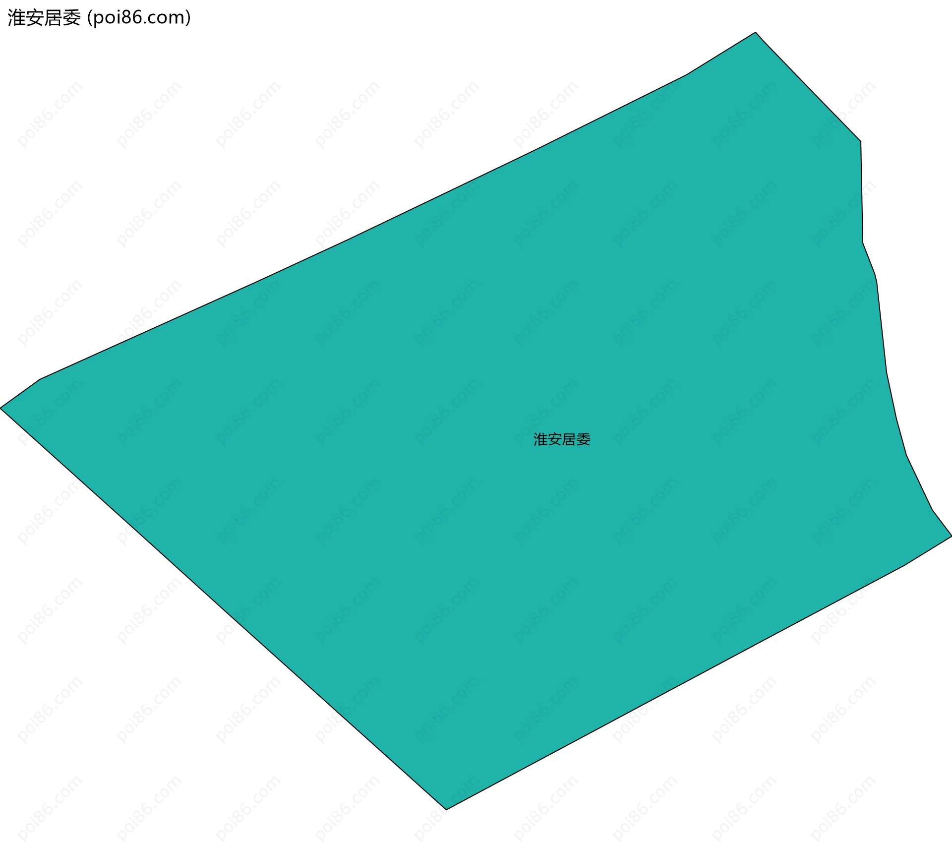淮安居委边界地图