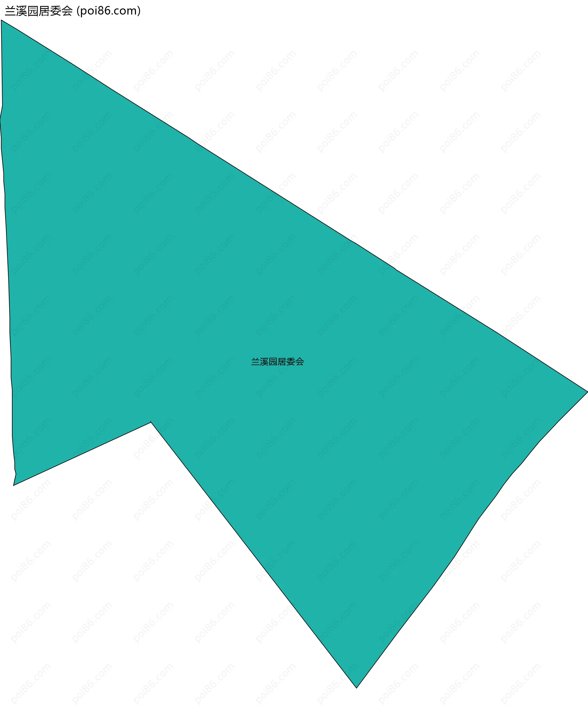 兰溪园居委会边界地图